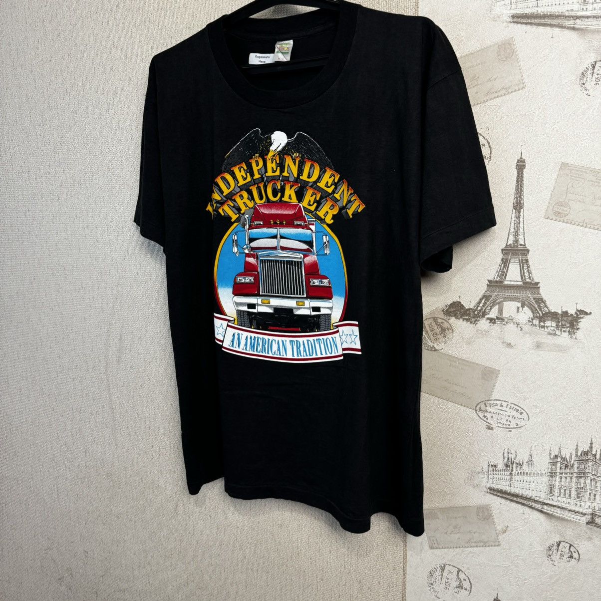 Harley Davidson × Vintage Vintage Independent Trucker T shirt Eagle USA 3D Emblem XL Size US XL / EU 56 / 4 - 12 Thumbnail