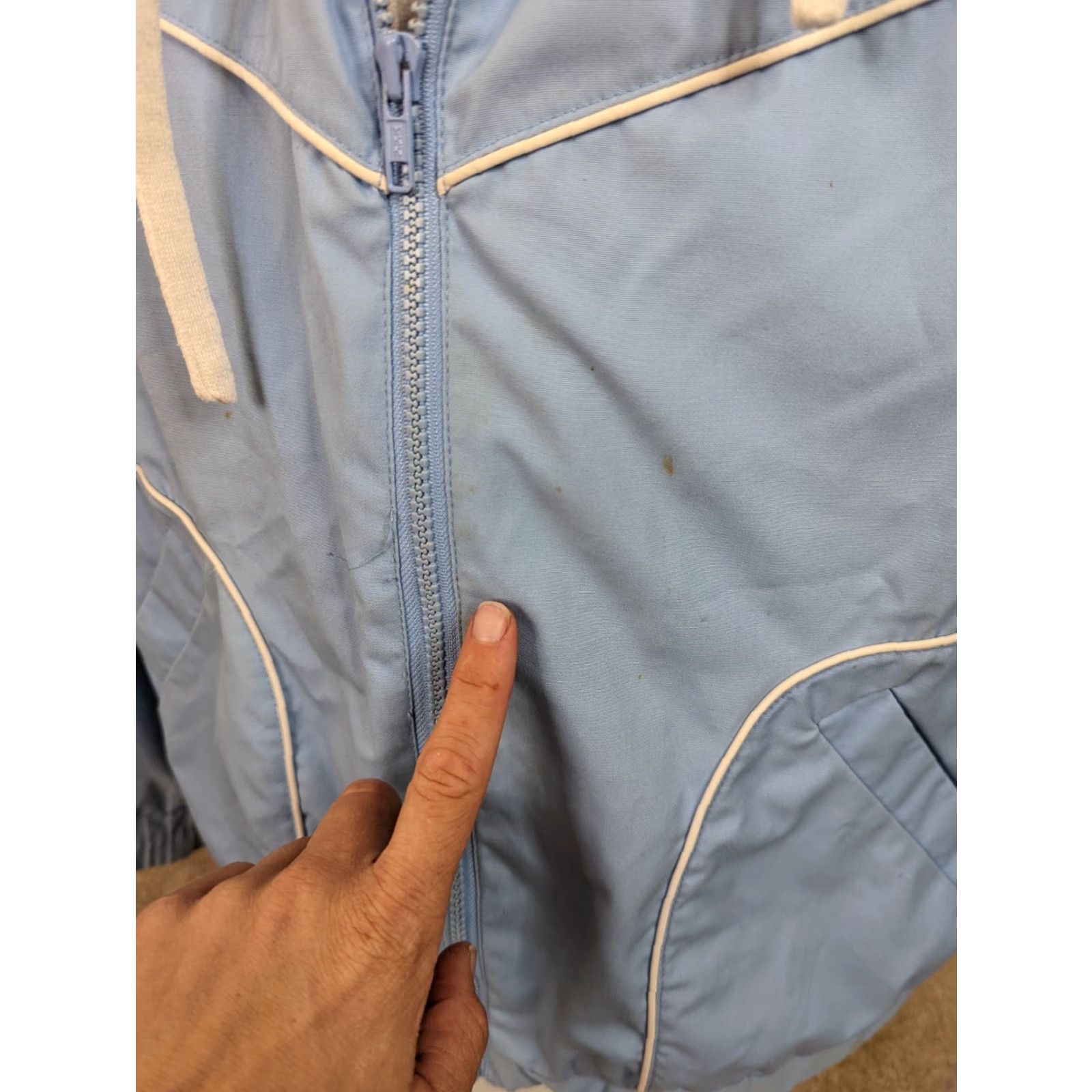 Vintage VINTAGE JC Penney Windbreaker Lined With Hoodie Jacket Coat Womens Size Large Size L / US 10 / IT 46 - 5 Thumbnail