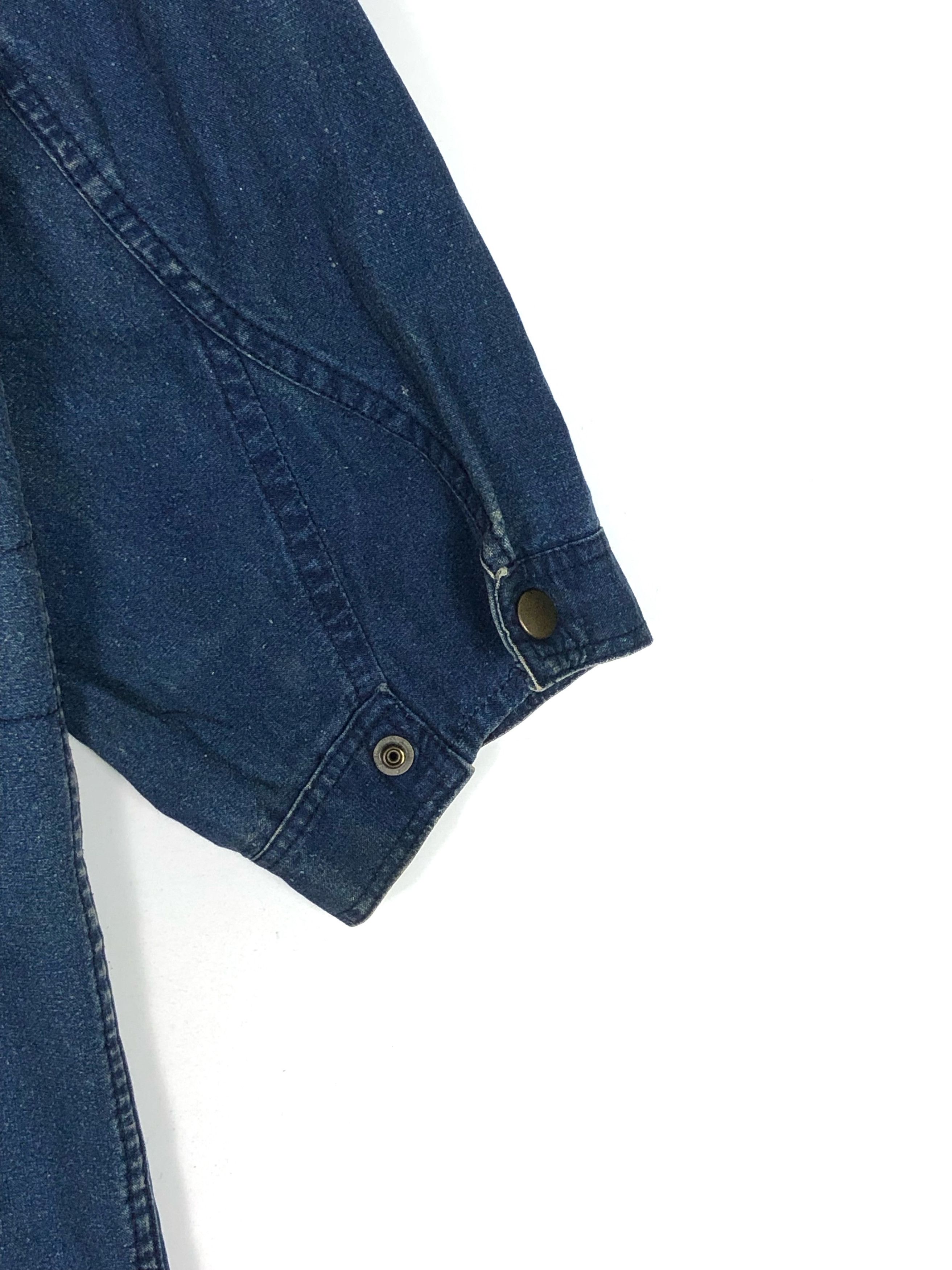 Marithe + Francois Girbaud RARE🔥80’S MFG NUN STYLE DENIM JACKET FLAP ZIP HOOD Size US L / EU 52-54 / 3 - 15 Thumbnail