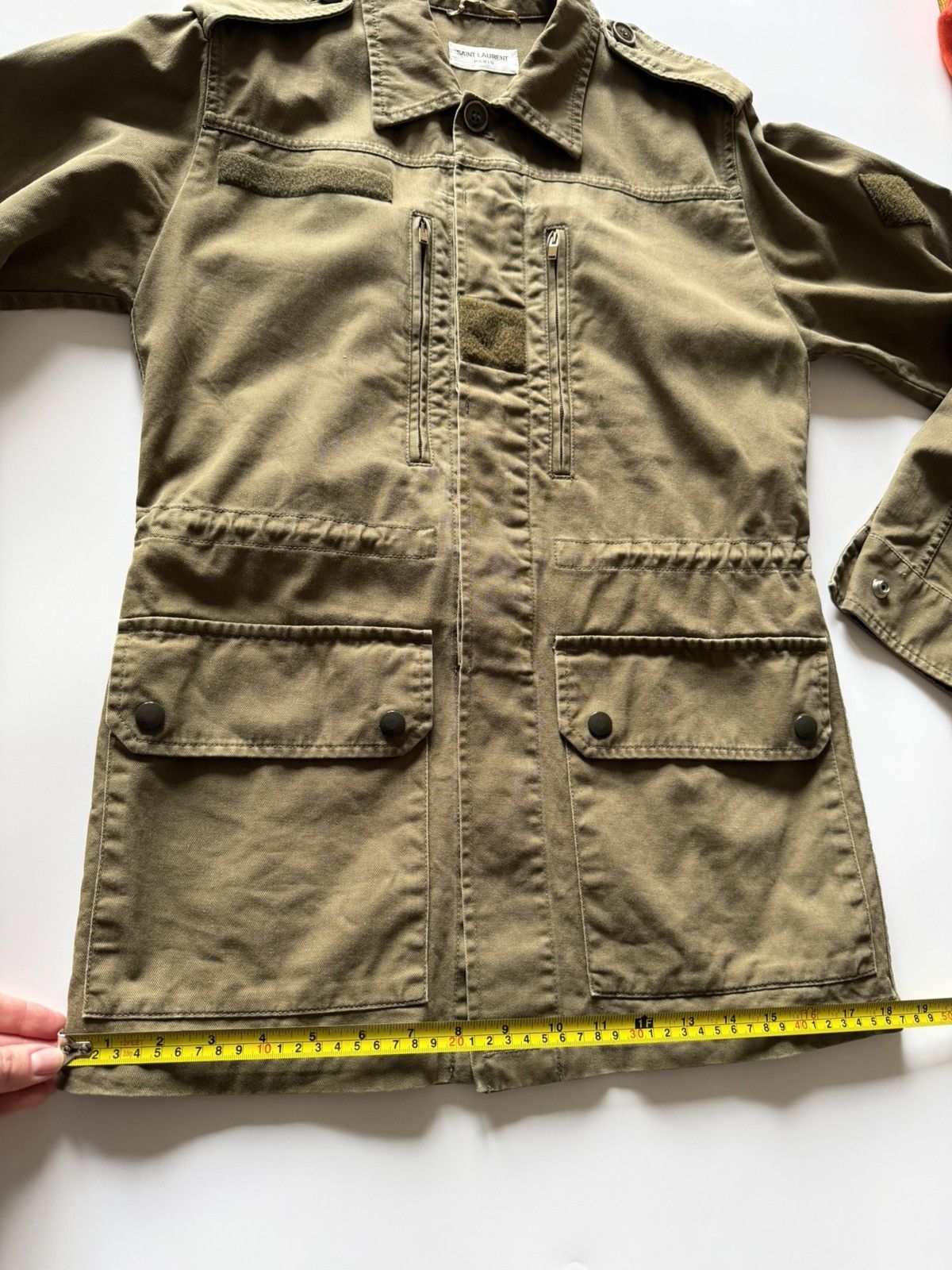 Saint Laurent Paris Saint Laurent Paris 16SS Military Jacket Khaki Size XS / US 0-2 / IT 36-38 - 18 Thumbnail