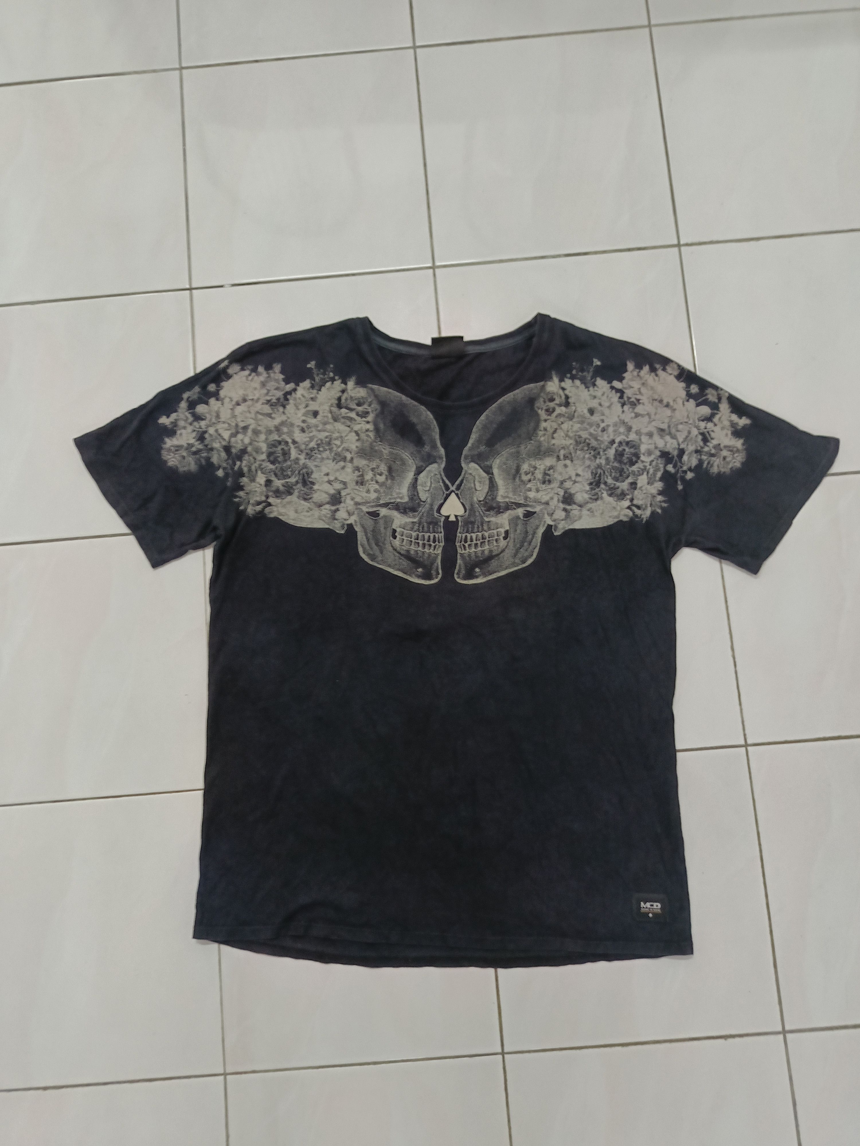 Japanese Brand Metal Core Division Skull tee Size US M / EU 48-50 / 2 - 2 Thumbnail