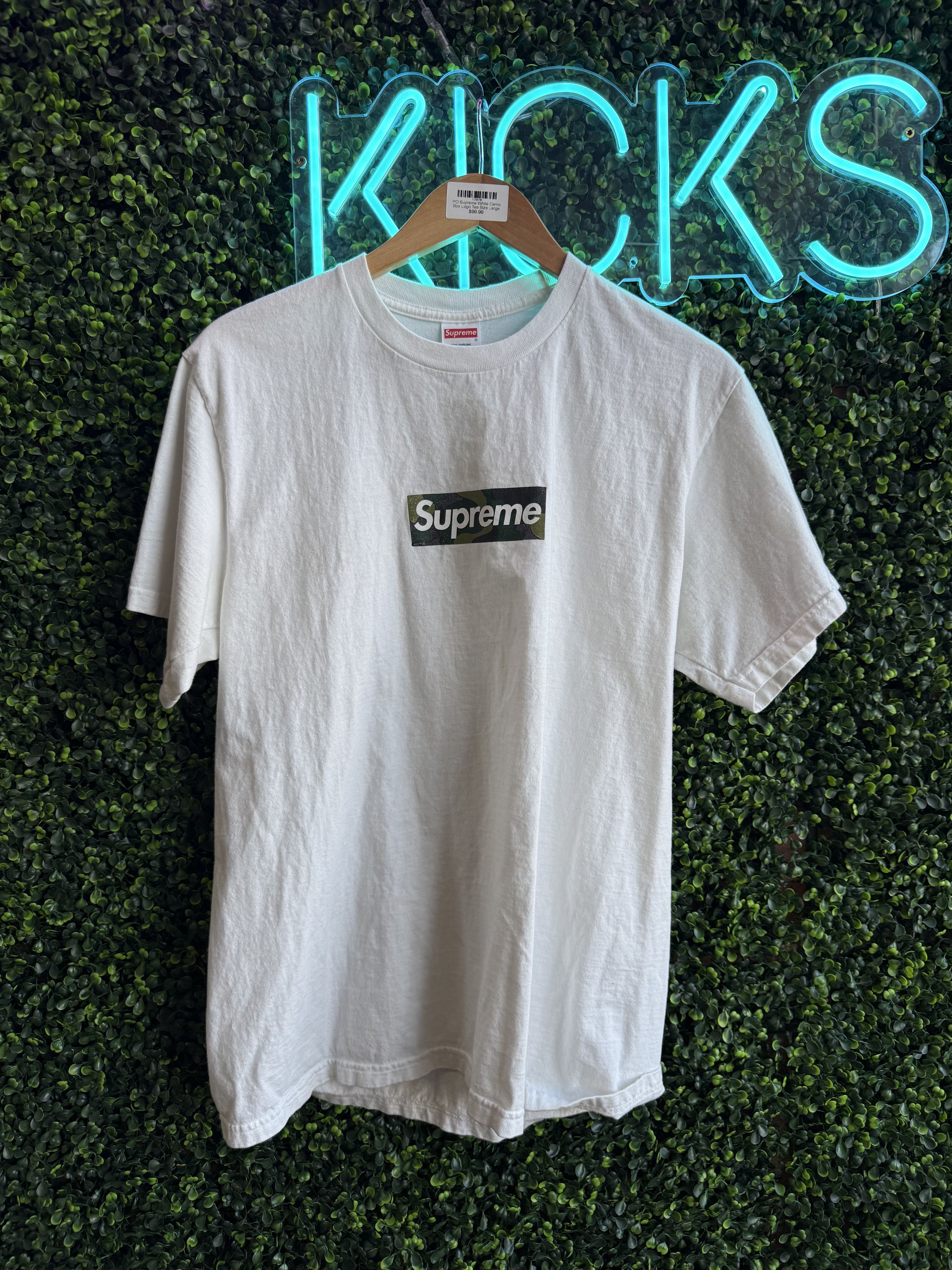 Supreme Supreme White Camo Box Logo Size US L / EU 52-54 / 3 - 1 Thumbnail