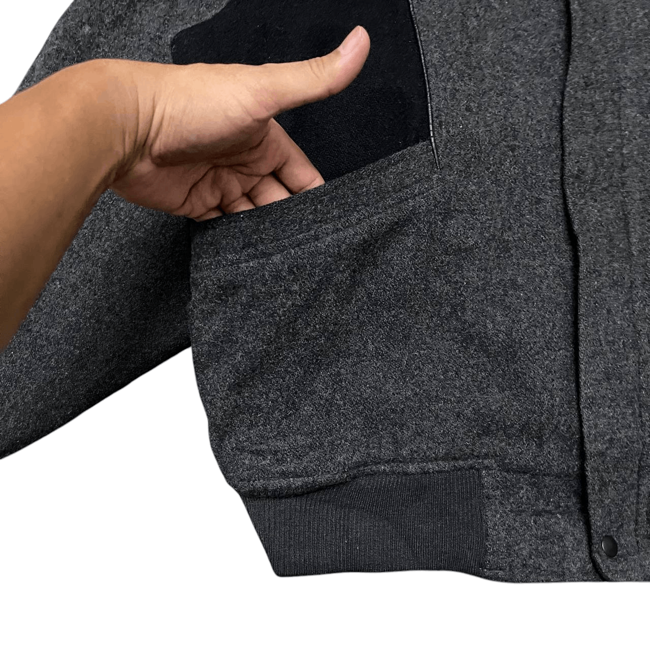 Issey Miyake Vintage Sun Ralamie Wool Bomber Jacket Issey Miyake Size US L / EU 52-54 / 3 - 5 Thumbnail
