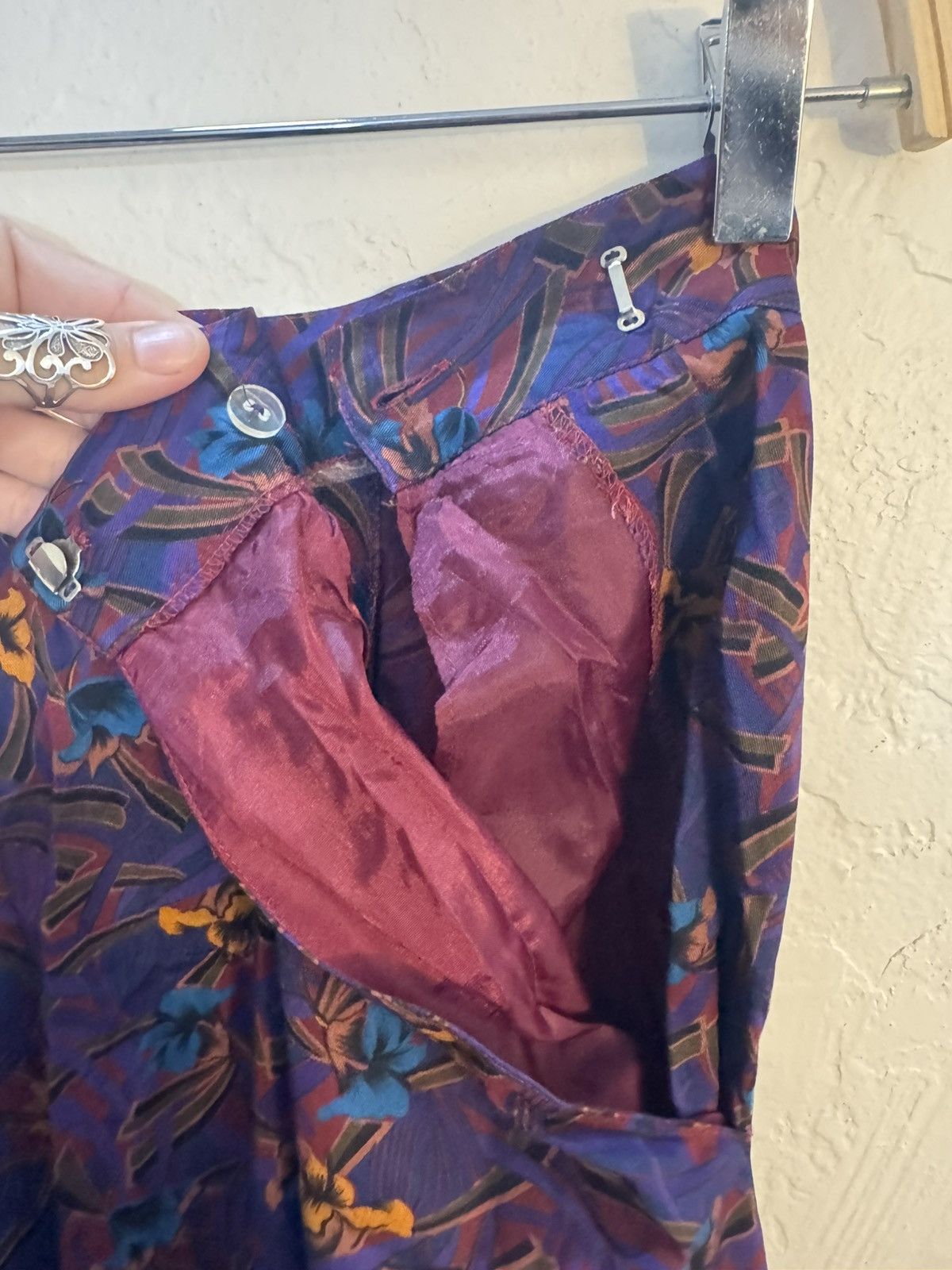 Dior VINTAGE CHRISTIAN DIOR MAXI SKIRT SZ 4 XS 24” WAIST EUC Size 27" / US 4 / IT 40 - 4 Thumbnail
