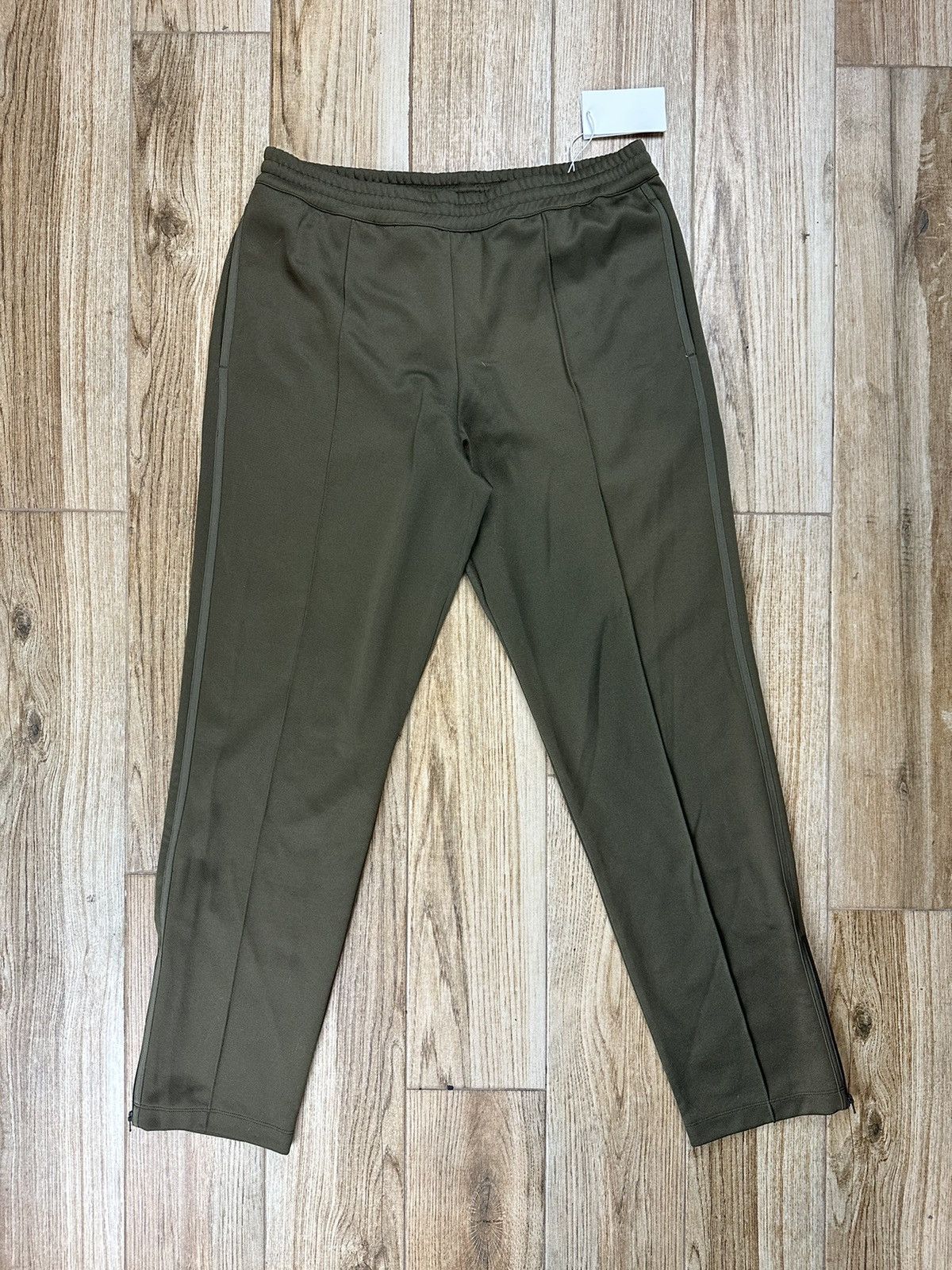 image of Helmut Lang Track Pants in Green, Men's (Size 34)