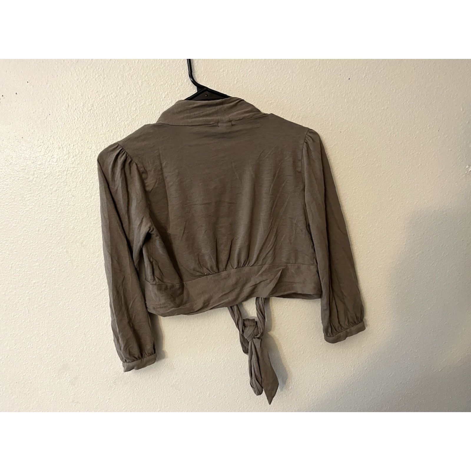 Gap Gap Cardigan Open Front Tie Waist Brown Jersey Knit Womens S Sweater Classic Casual Workwear Size S / US 4 / IT 40 - 3 Thumbnail