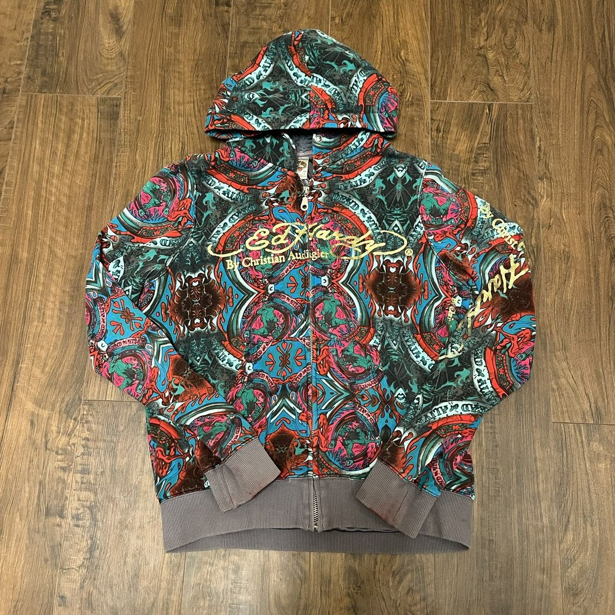 Ed Hardy Ed Hardy Loud AOP jacket Size L / US 10 / IT 46 - 1 Thumbnail