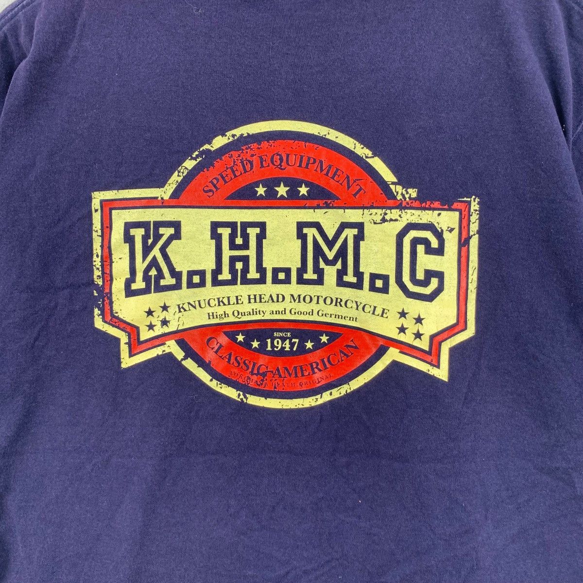 Vintage Vintage KNUCKLE HEAD MOTORCYCLE Yamaya Tee Shirt Top Japan Size US XL / EU 56 / 4 - 6 Thumbnail