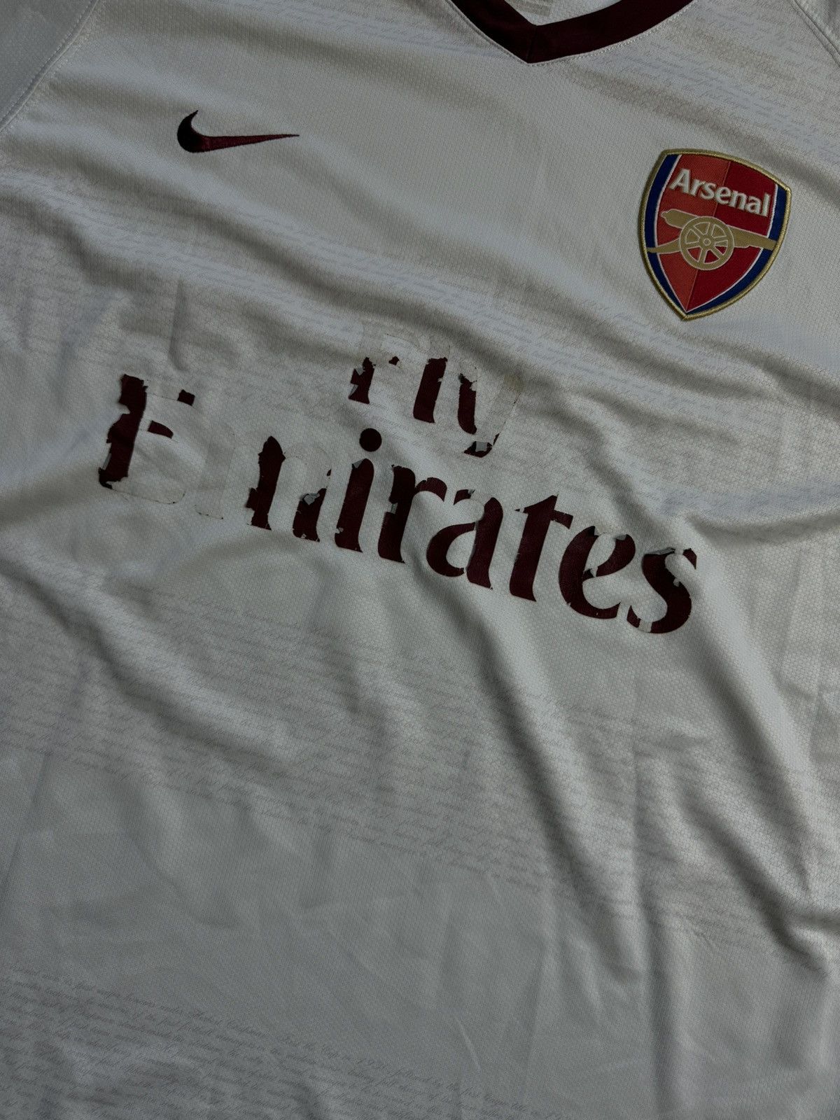 Nike × Vintage ARSENAL LONDON 2007 2008 AWAY FOOTBALL SHIRT SOCCER JERSEY Size US XXL / EU 58 / 5 - 3 Thumbnail