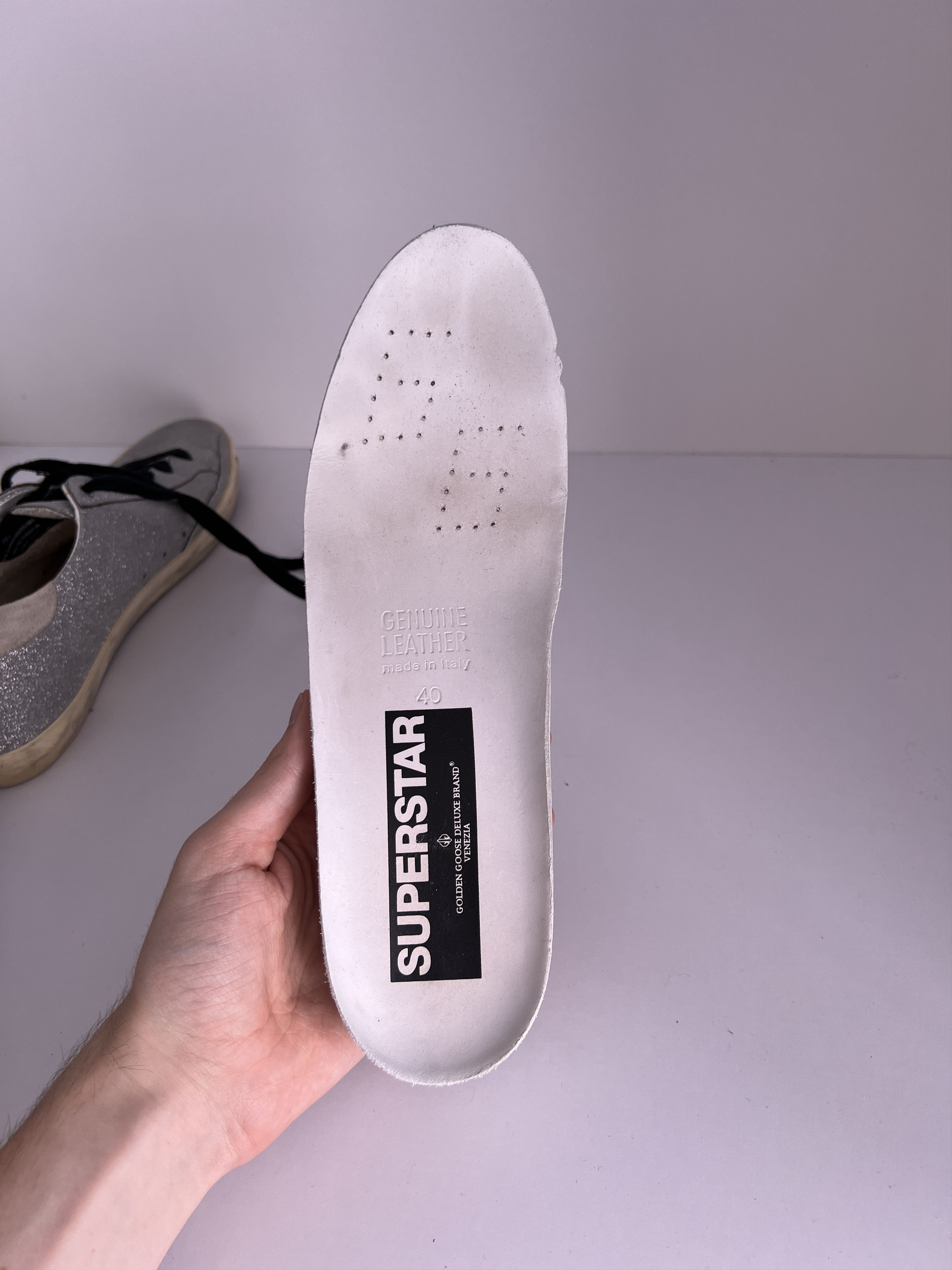 Golden Goose × Vintage Vintage GOLDEN GOOSE Superstar Sneakers Size US 7 / EU 40 - 15 Thumbnail