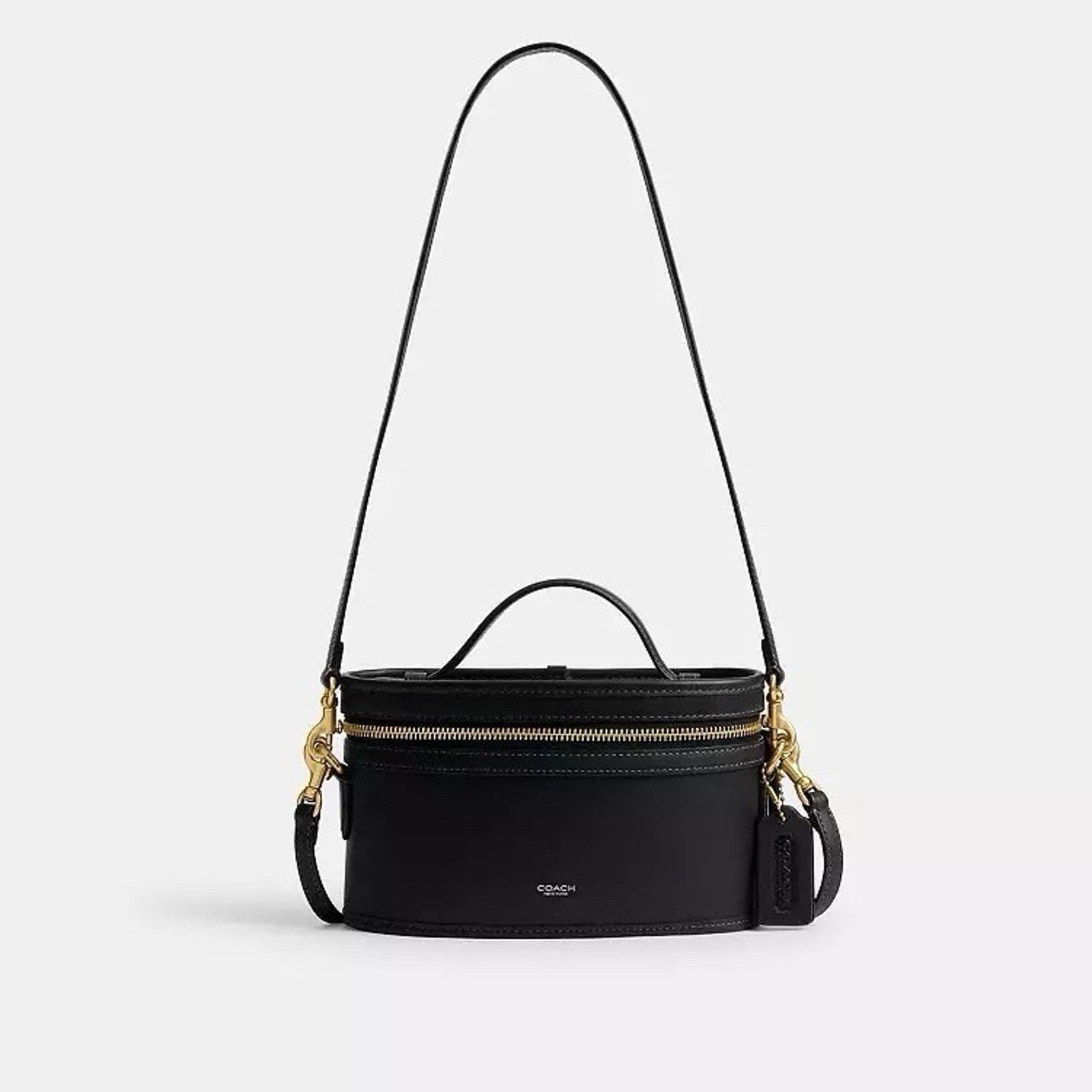 Coach NWT Coach Trail Bag CBG93 Glovetanned leather Brass/Black Size ONE SIZE - 8 Thumbnail