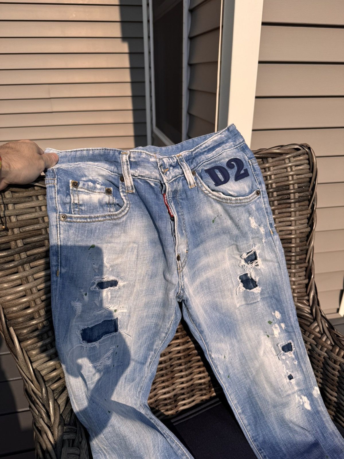 Dsquared2 dsquared2 denim distressed jeans Size US 28 / EU 44 - 2 Thumbnail
