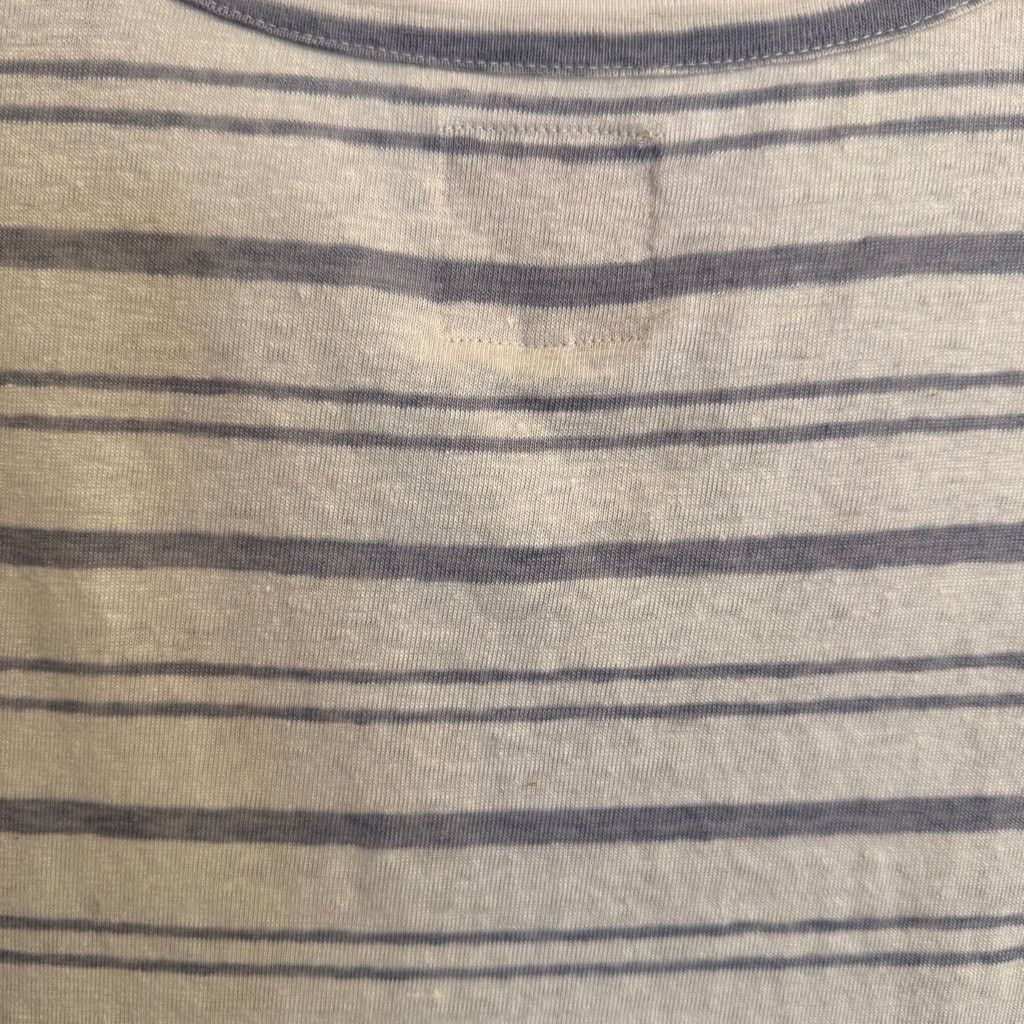 Chaser Brand Women's Chaser Striped Tank Top Size M White/Gray Size M / US 6-8 / IT 42-44 - 4 Thumbnail