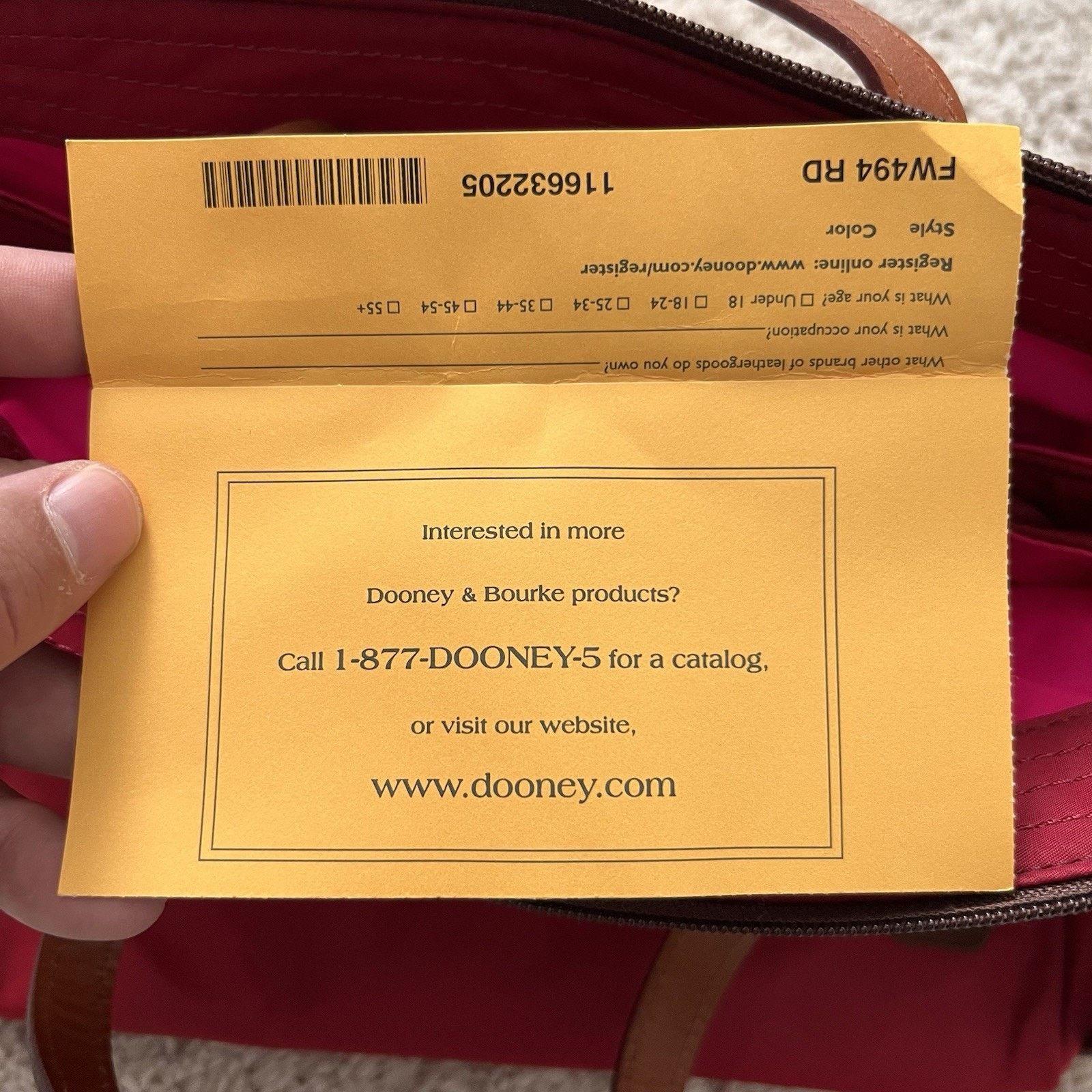 Dooney & Bourke Dooney & Bourke Vintage Betty Tote Satchel w/Leather Accent Size ONE SIZE - 13 Thumbnail