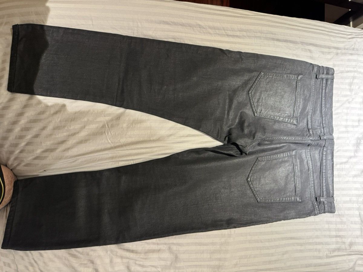 Saint Laurent Paris × Yves Saint Laurent Saint Laurent Waxed denim jeans 2014SS Size US 33 - 4 Thumbnail