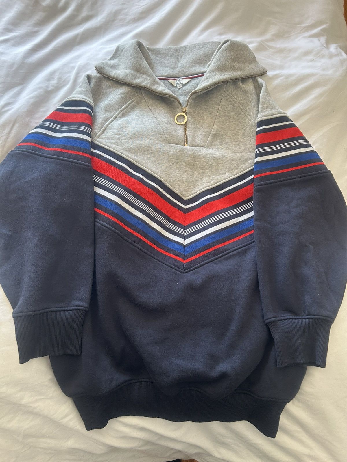 Tommy Hilfiger Tommy Hilfiger x Gigi Hadid Half-Zip Sweatshirt – XS Size XS / US 0-2 / IT 36-38 - 2 Thumbnail