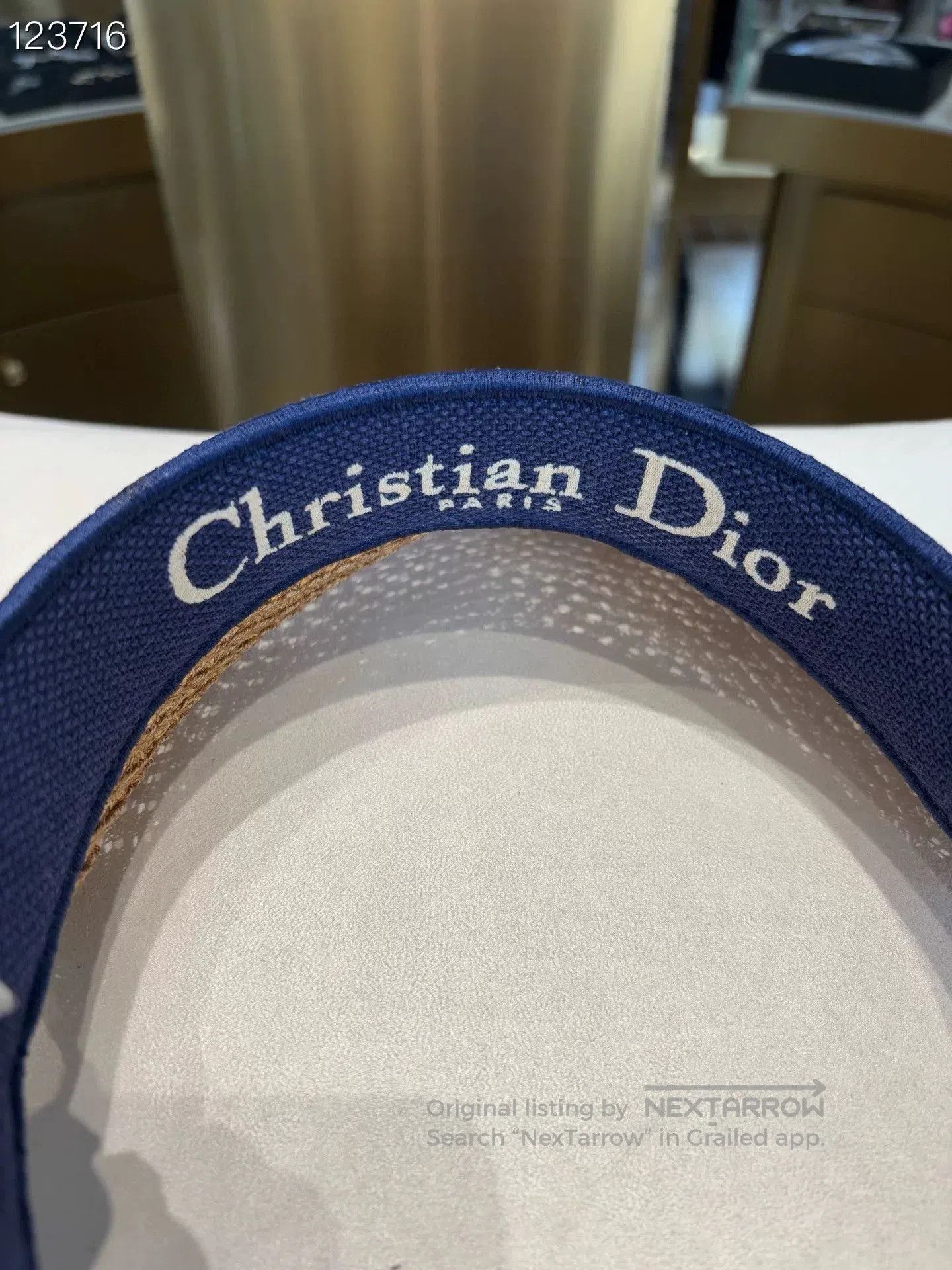Dior Dior Woven UV Protection Visor Hat. Size ONE SIZE - 4 Thumbnail