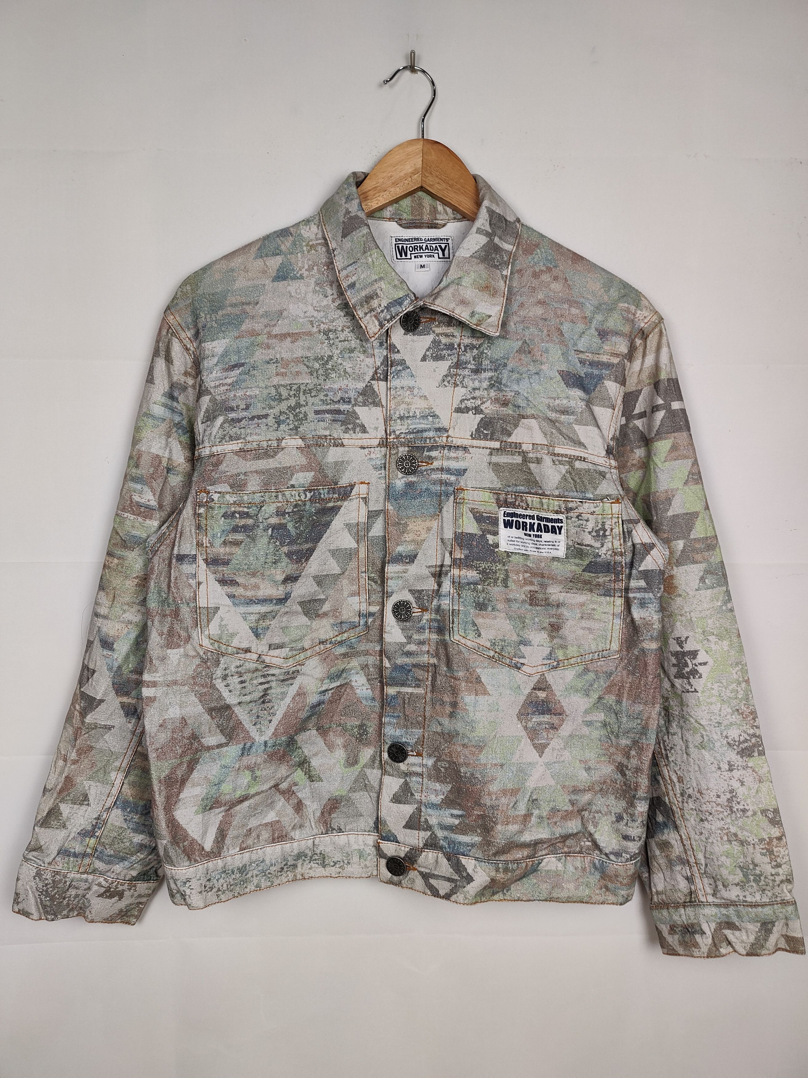 Engineered Garments × Nepenthes × Vintage Vintage Engineered Garment Workaday nepenthes Denim Jacket Size US M / EU 48-50 / 2 - 1 Thumbnail