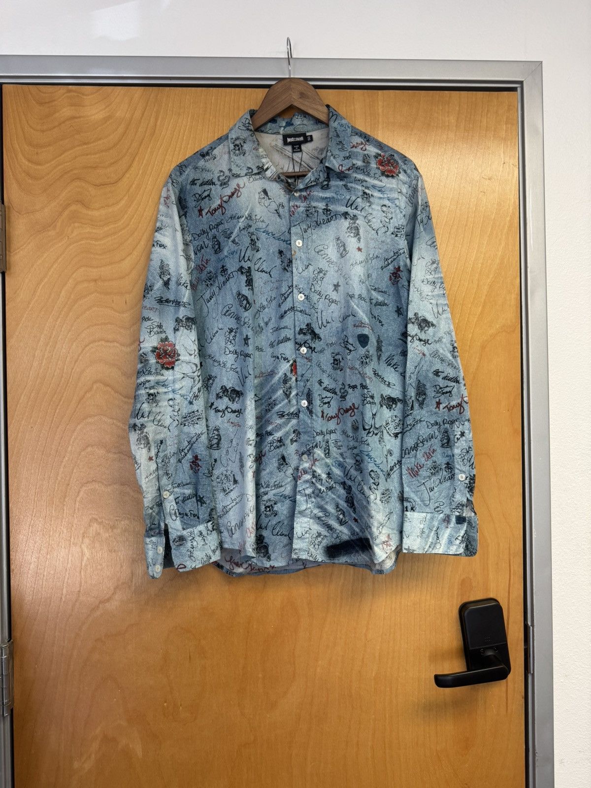 Just Cavalli Just Cavalli Trompe L oiel Button up Size US M / EU 48-50 / 2 - 1 Thumbnail