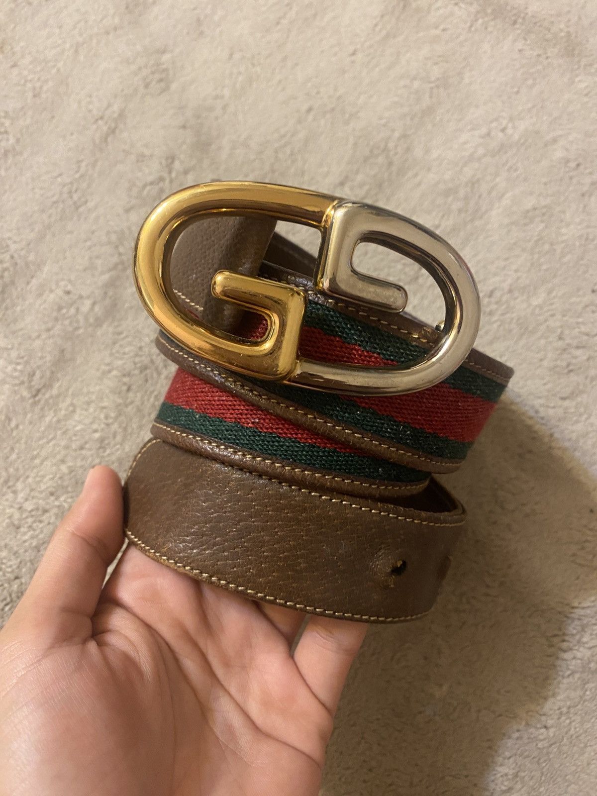 Gucci Vintage Gucci Pig Skin Belt Size ONE SIZE - 1 Thumbnail