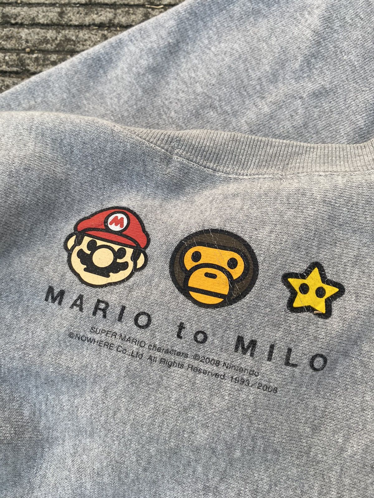 Bape Bape Baby Milo x Mario Sweatshirt Size US L / EU 52-54 / 3 - 14 Thumbnail