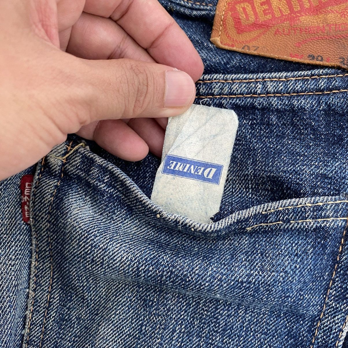Denime Vintage 90’s Denime Japan Faded Blue Selvedge Jeans Size US 28 / EU 44 - 17 Thumbnail