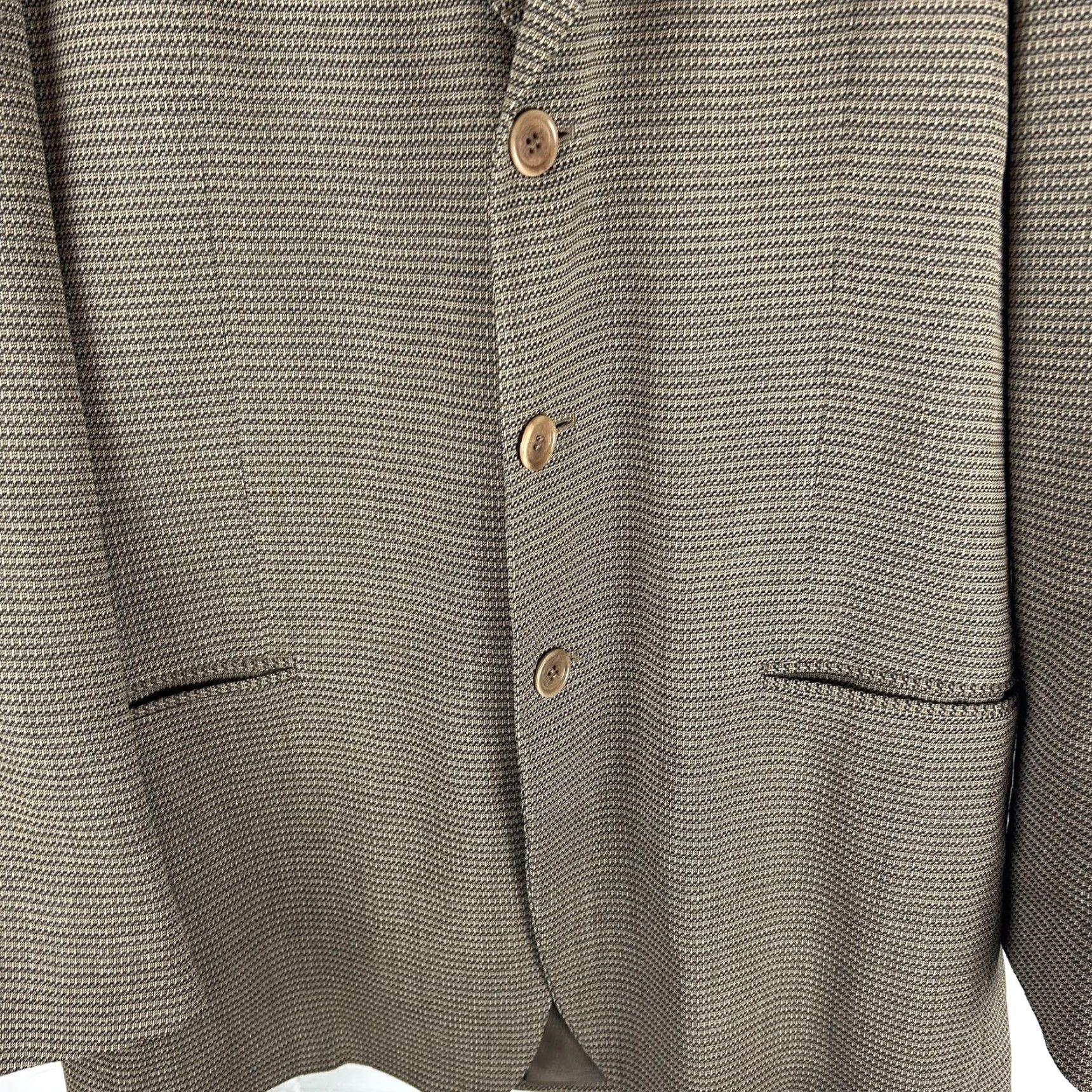 Ermenegildo Zegna Ermenegildo Zegna Sport Coat Jacket Men 54 Brown Wool Tweed Check Notch Lapel 3-Button 2 Piece Business Casual Vintage: No Master Size US L / EU 52-54 / 3 - 2 Thumbnail