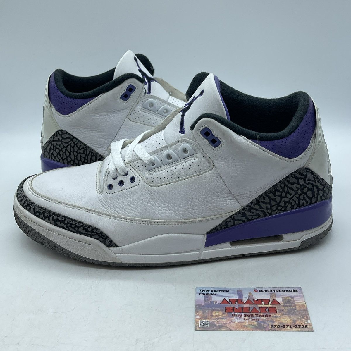 Jordan Brand Air Jordan 3 dark iris Size US 12 / EU 45 - 1 Thumbnail