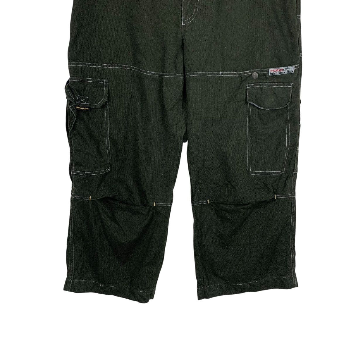 Hobo HOBO DNM Dark Green Cargo Pants W36 #1923-C84 Size US 36 / EU 52 - 4 Thumbnail