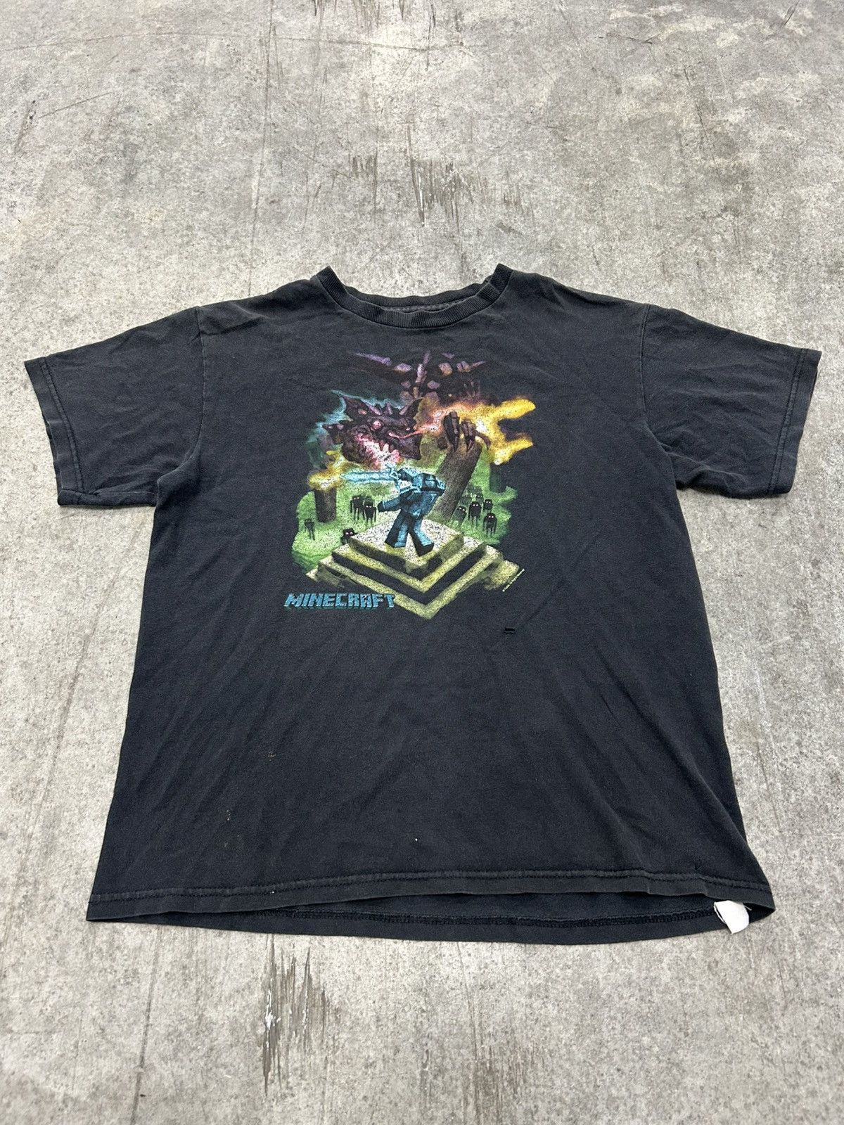 Vintage Y2K Minecraft the end dragon t shirt Size US S / EU 44-46 / 1 - 1 Thumbnail