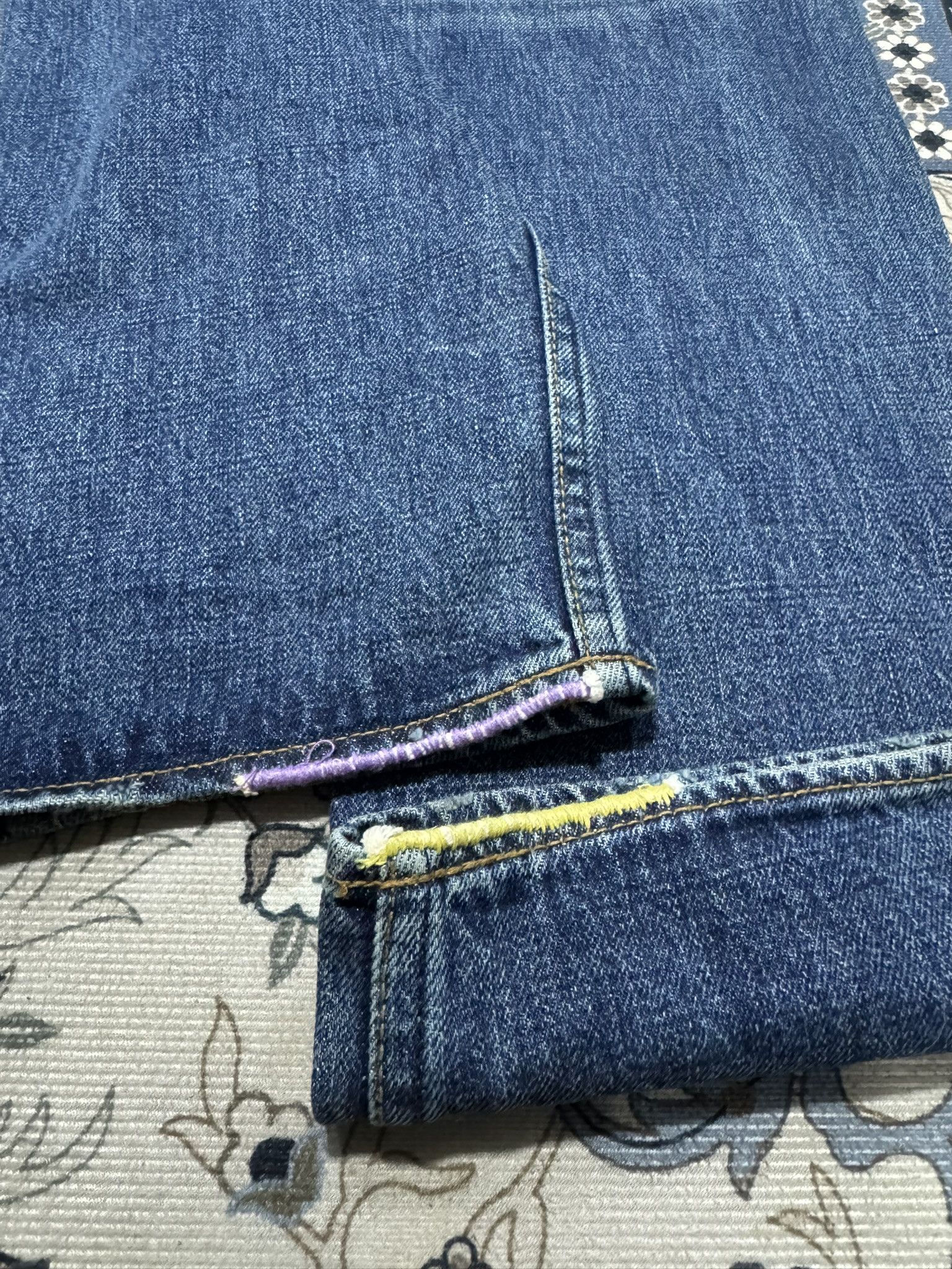 Goodhood × Japanese Brand × R.Newbold Japanese Brand Goodhood x R.Newbold Selvadge Painted Jeans Size US 31 - 13 Thumbnail