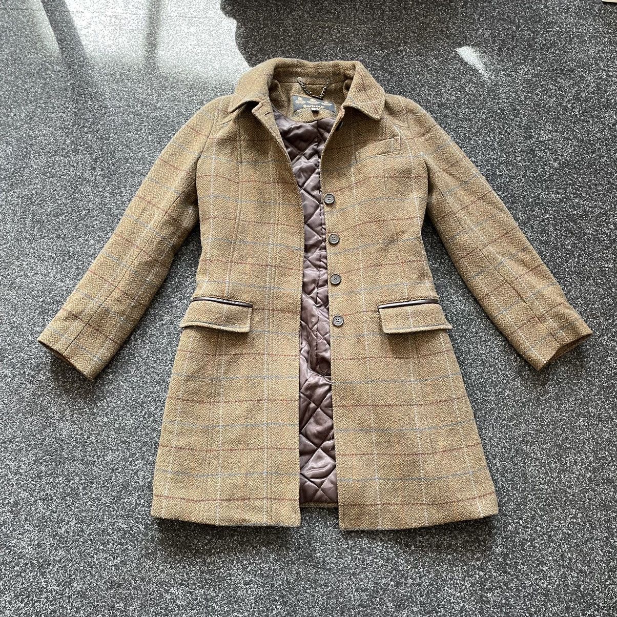 Barbour × Vintage Barbour luxury coat blazer jacket wool tweed Size S / US 4 / IT 40 - 3 Thumbnail