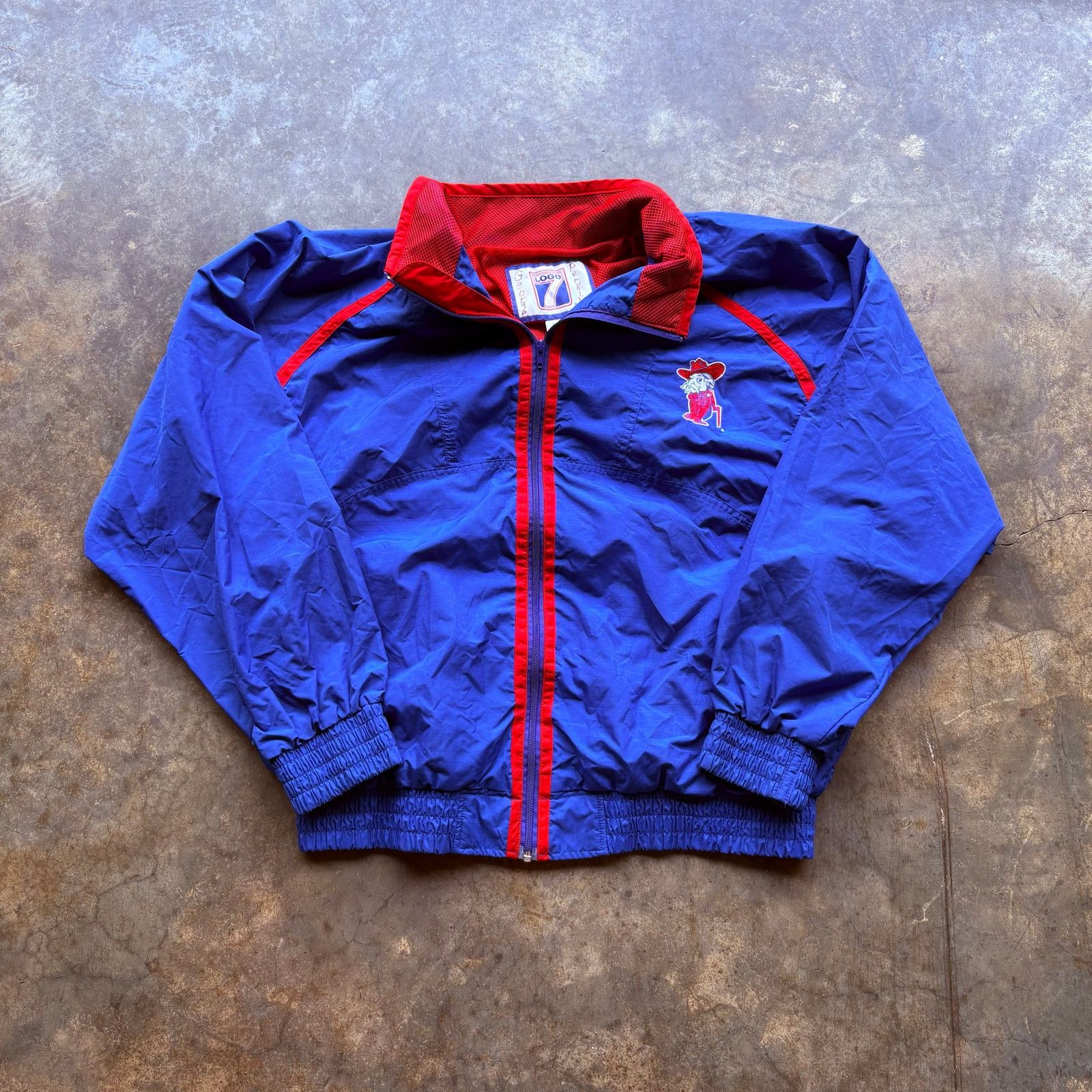 Logo 7 Cool Vintage Logo 7 Ole Miss rebels windbreaker Size US L / EU 52-54 / 3 - 1 Thumbnail