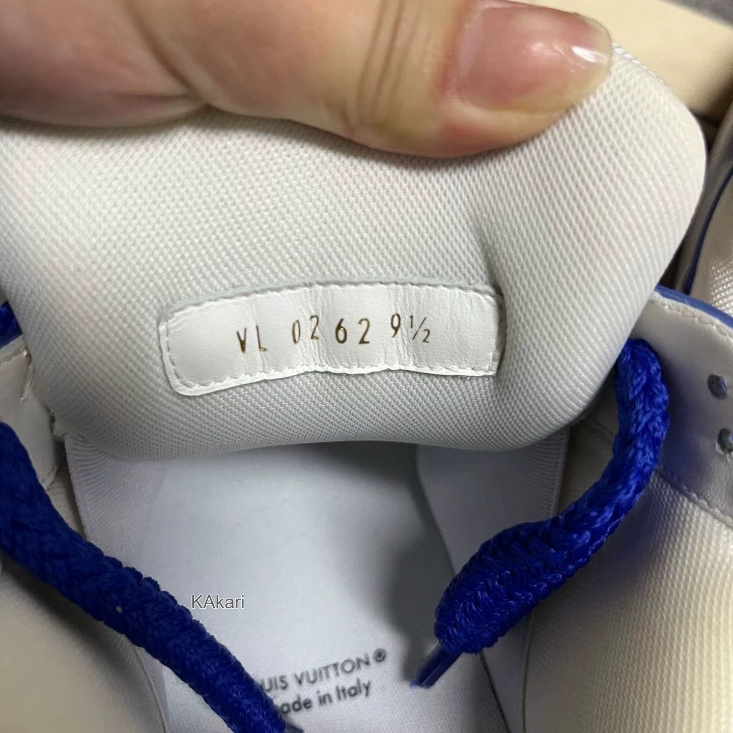 Louis Vuitton Louis Vuitton White Blue Low-Top Sneakers Size US 9 / EU 42 - 5 Thumbnail