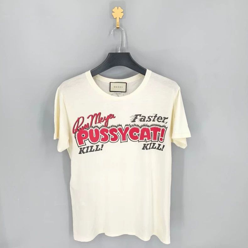 Gucci Gucci Slogan short sleeves Size US XS / EU 42 / 0 - 1 Thumbnail