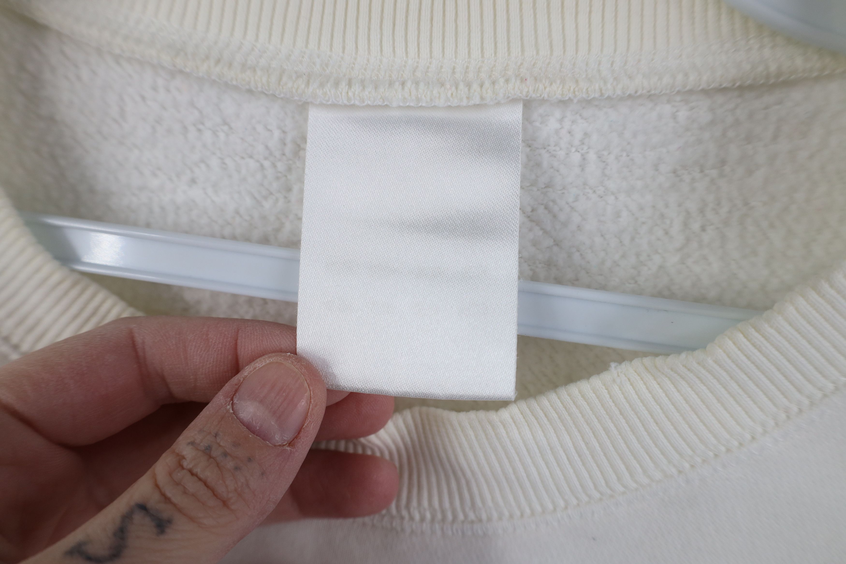 Adidas Vintage 90s Y2K Adidas Babydoll Cropped Sweatshirt White Size L / US 10 / IT 46 - 9 Thumbnail