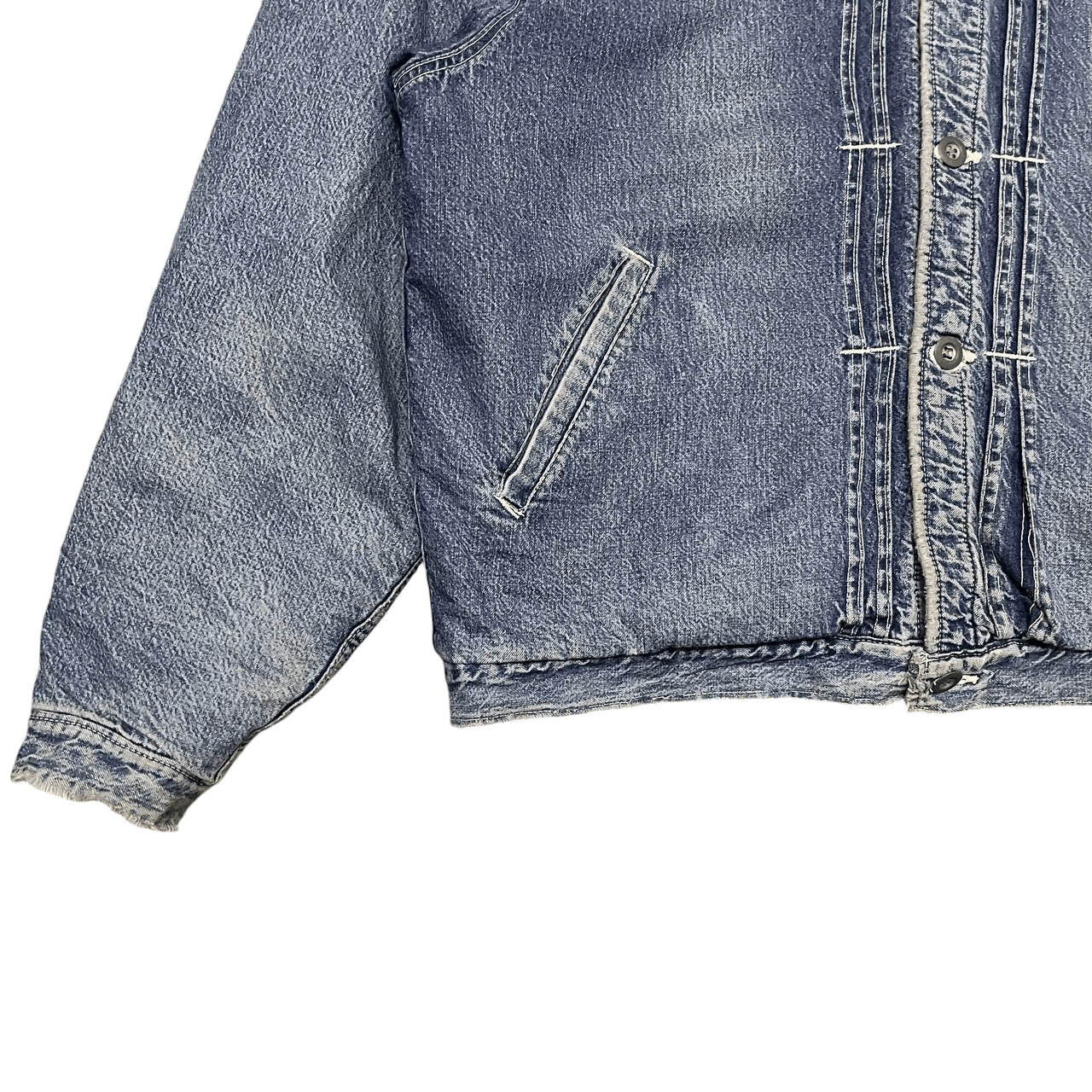 Blue Blue Japan Vintage HRM Hollywood Ranch Market Blanket Denim Jacket Size US L / EU 52-54 / 3 - 4 Thumbnail