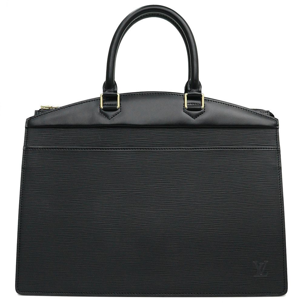 Louis Vuitton Riviera Handbag Epi Leather Noir Black