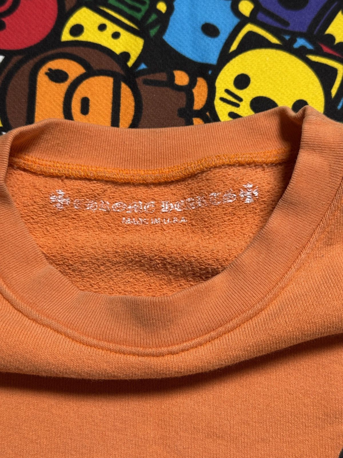 Chrome Hearts Chrome Hearts Orange Matty Boy Build Logo Pullover Sweater Size US M / EU 48-50 / 2 - 12 Thumbnail