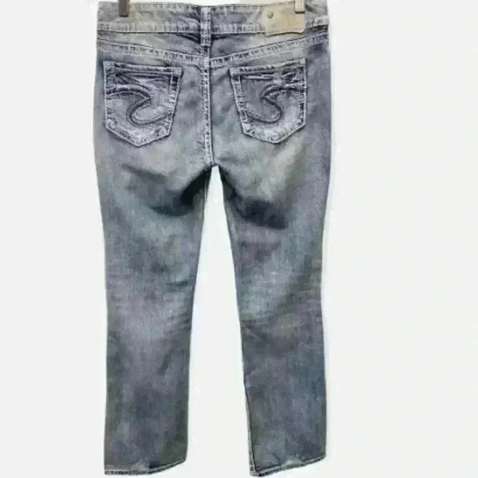 Silver Jeans Co. SILVER Suki Jeans MidRise Classic Stretch Bootcut Size 30/31 Size 30" / US 8 / IT 44 - 3 Thumbnail