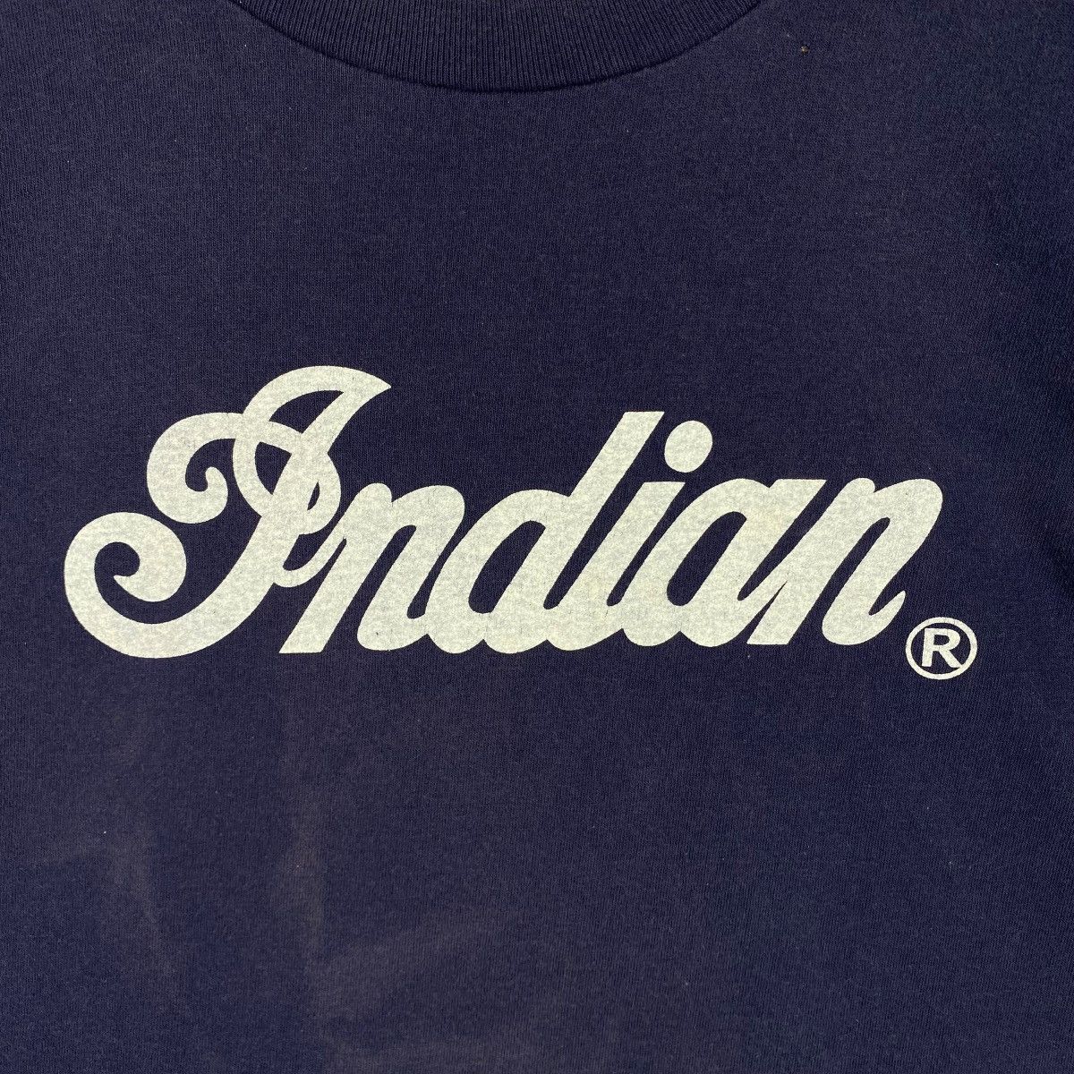 Indian Motorcycle × Vintage Vintage 90's INDIAN MOTOCYCLE Spellout Faded Tee Shirt Large Size US L / EU 52-54 / 3 - 2 Thumbnail