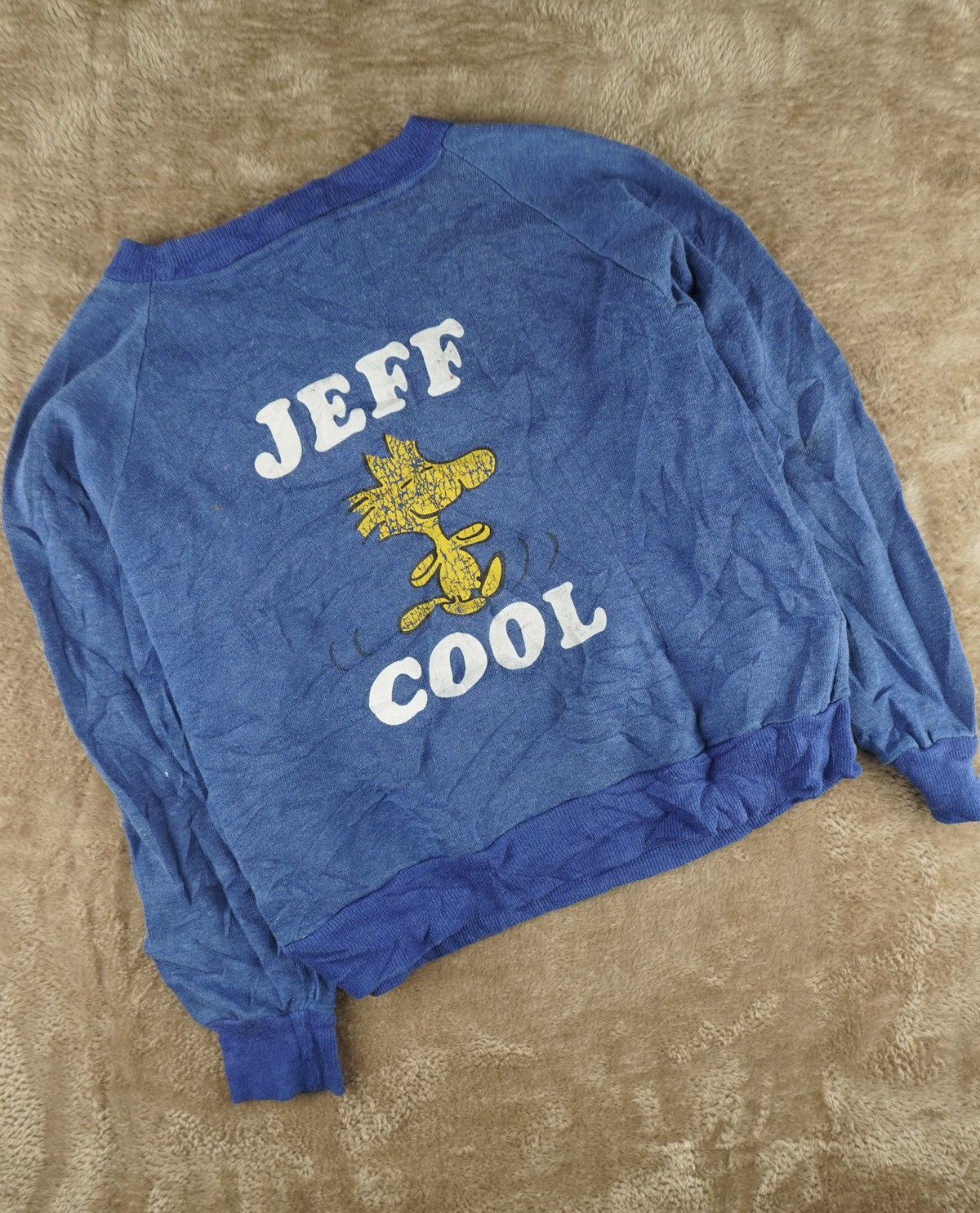 Peanuts Vintage Gearing Up Peanuts Snoopy JOE COOL Sweater Kids Med Size US XS / EU 42 / 0 - 3 Thumbnail