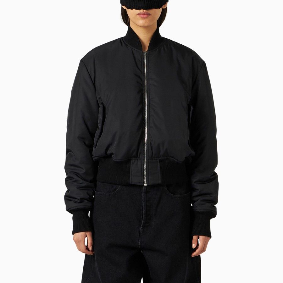 image of 1989 Studio O1D2Blof01223 Bomber Jacket In Black, Women's (Size Medium)