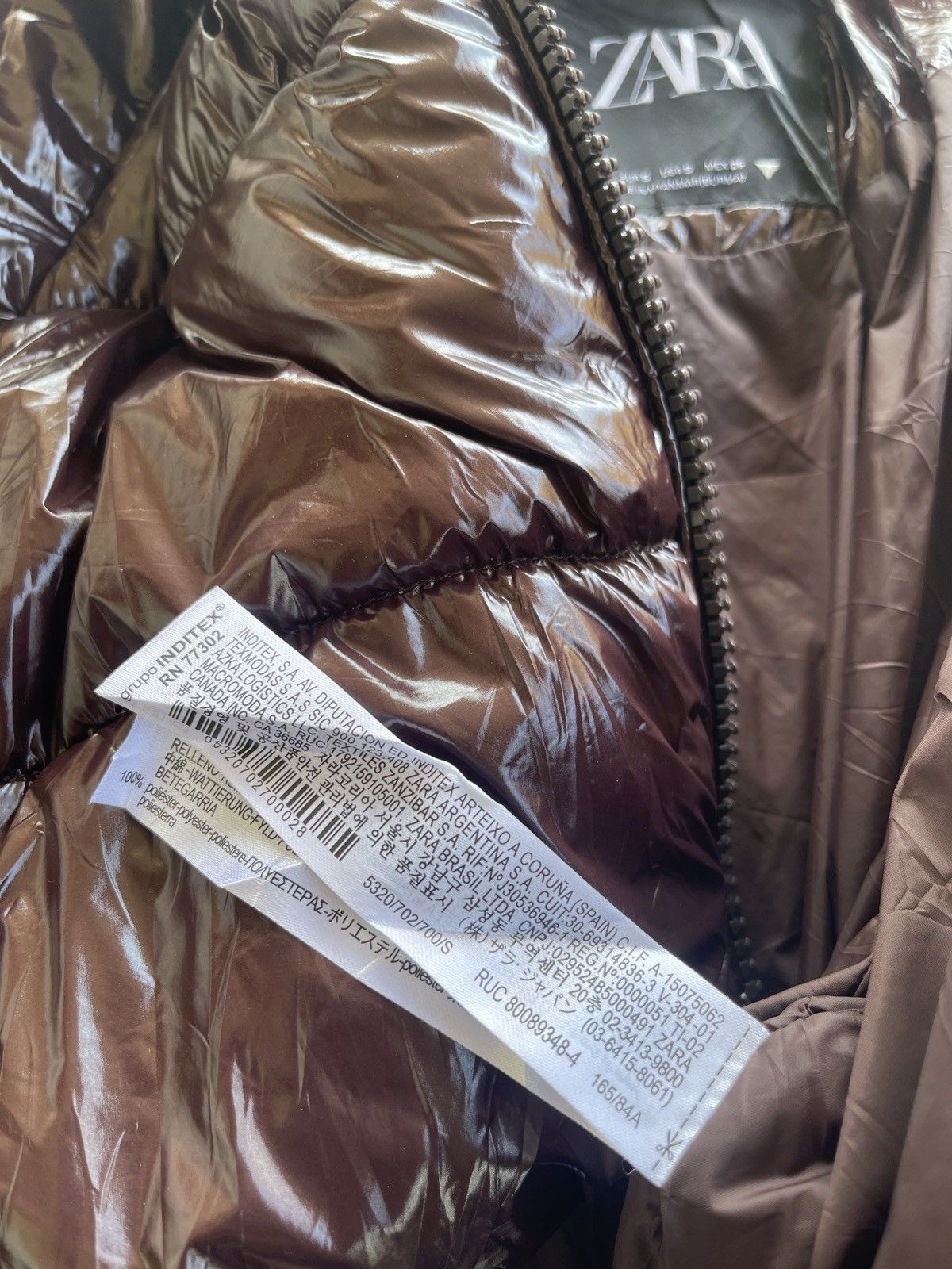 Zara Cropped Puffer Jacket Size S / US 4 / IT 40 - 9 Thumbnail
