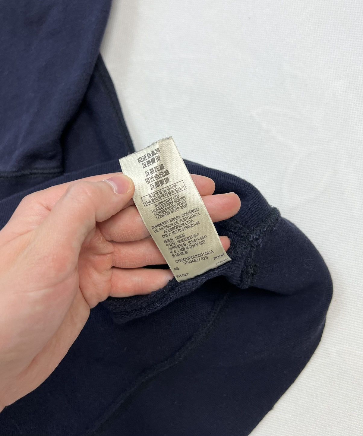 Burberry Sweatshirt Burberry Brit big logo city Size US XXL / EU 58 / 5 - 7 Thumbnail