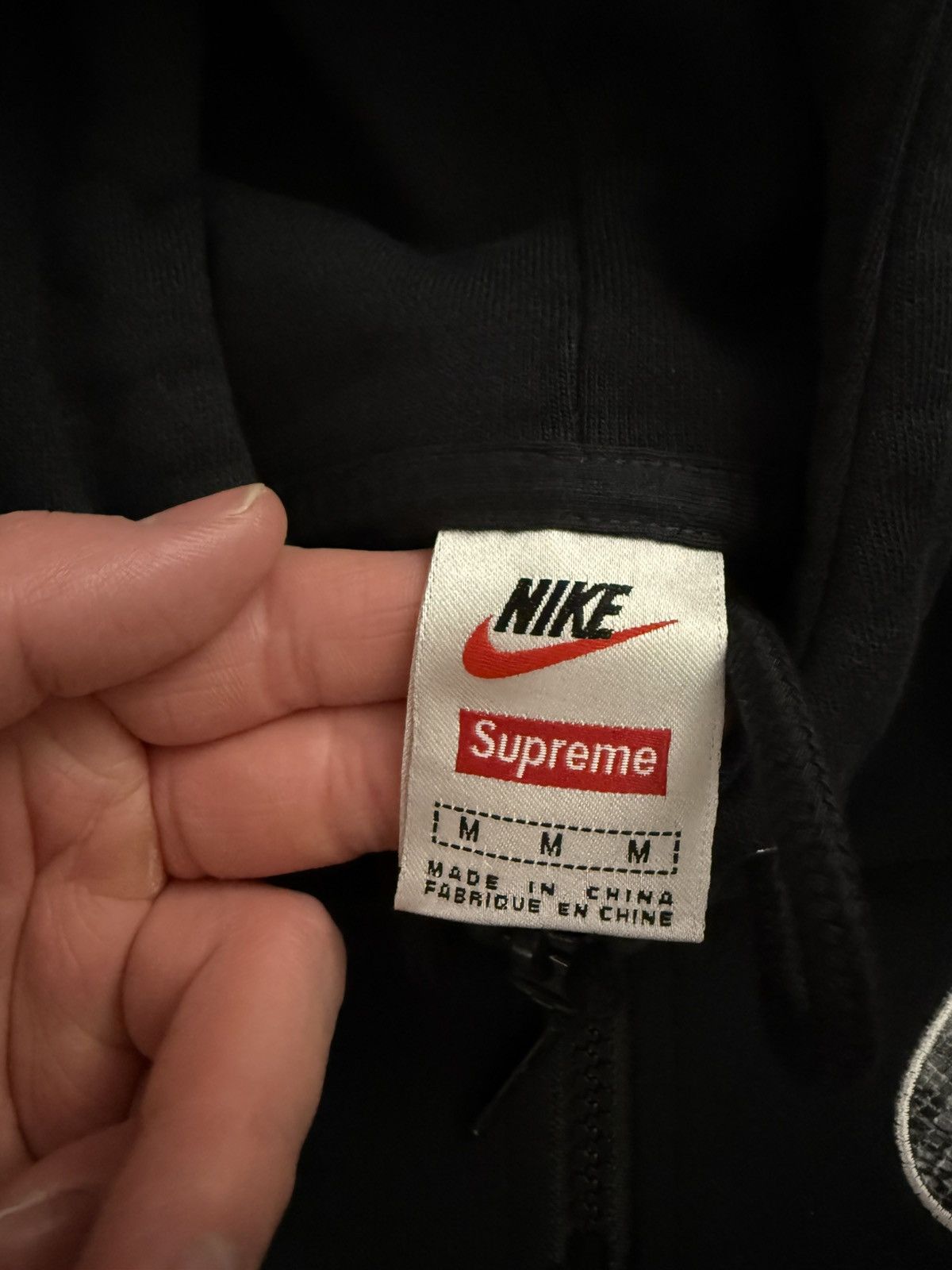 Nike × Supreme Supreme x Nike Half Zip Hooded Sweatshirt Black Size Medium Size US M / EU 48-50 / 2 - 4 Thumbnail