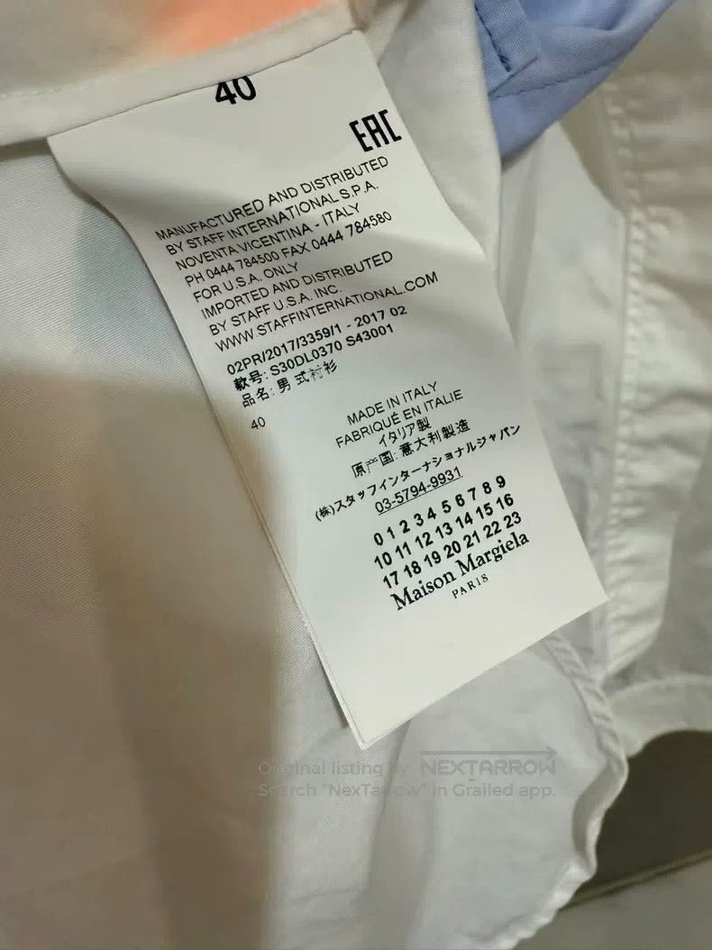 Maison Margiela Maison Margiela Asymmetrical stitched shirt Size XS / US 0-2 / IT 36-38 - 3 Thumbnail