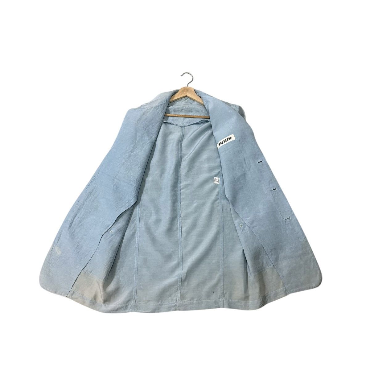 Yohji Yamamoto Vintage Workshop By Yohji Yamamoto Casual Gabadine Jacket Size US M / EU 48-50 / 2 - 17 Thumbnail