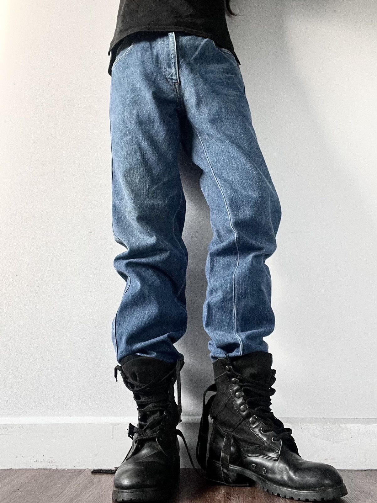 Comme des Garcons AD2012 Comme Des Garcons Homme Baggy Jeans Size US 32 / EU 48 - 5 Thumbnail
