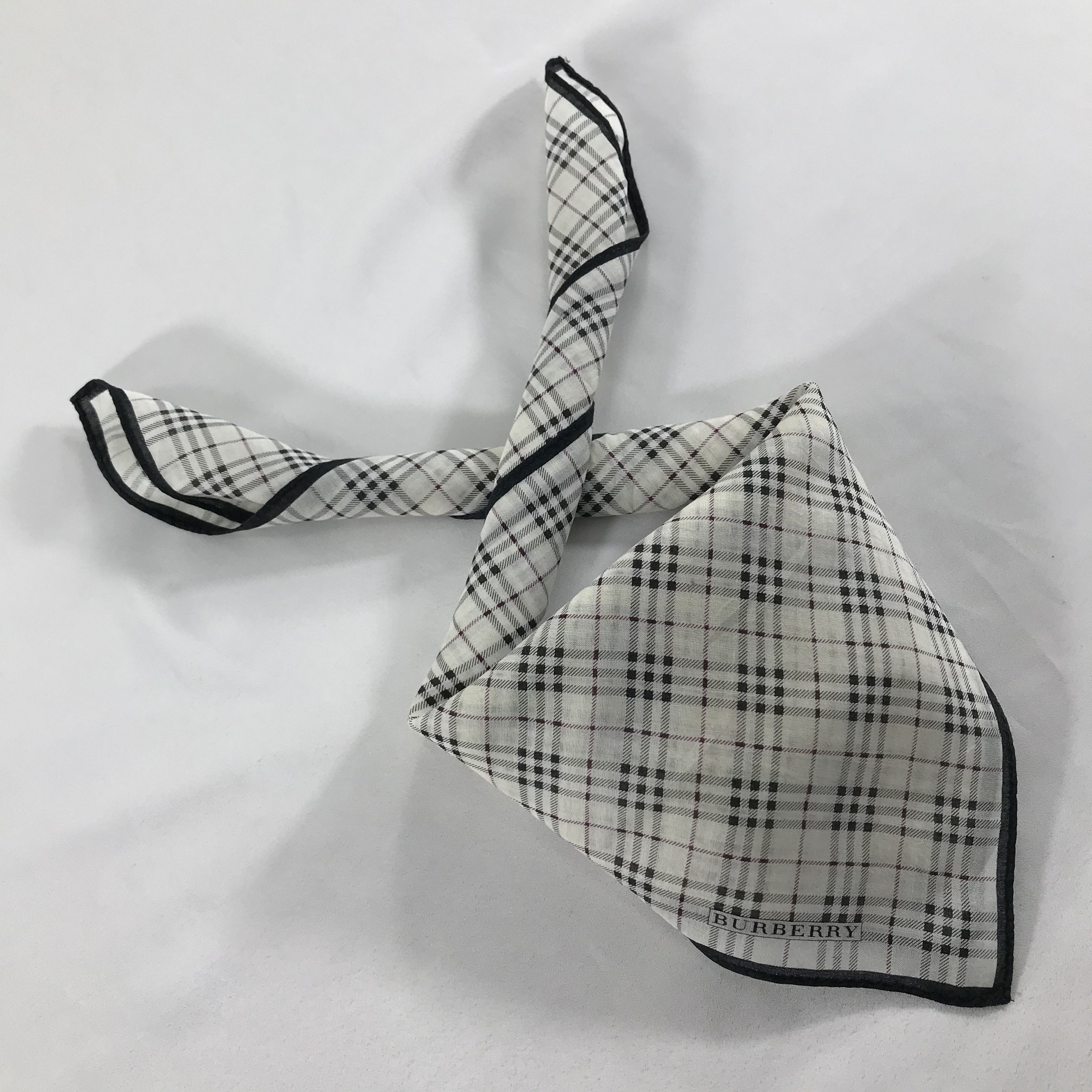 Burberry × Vintage Burberry Bandana/ Handkerchief / Neckerchief Size ONE SIZE - 2 Thumbnail